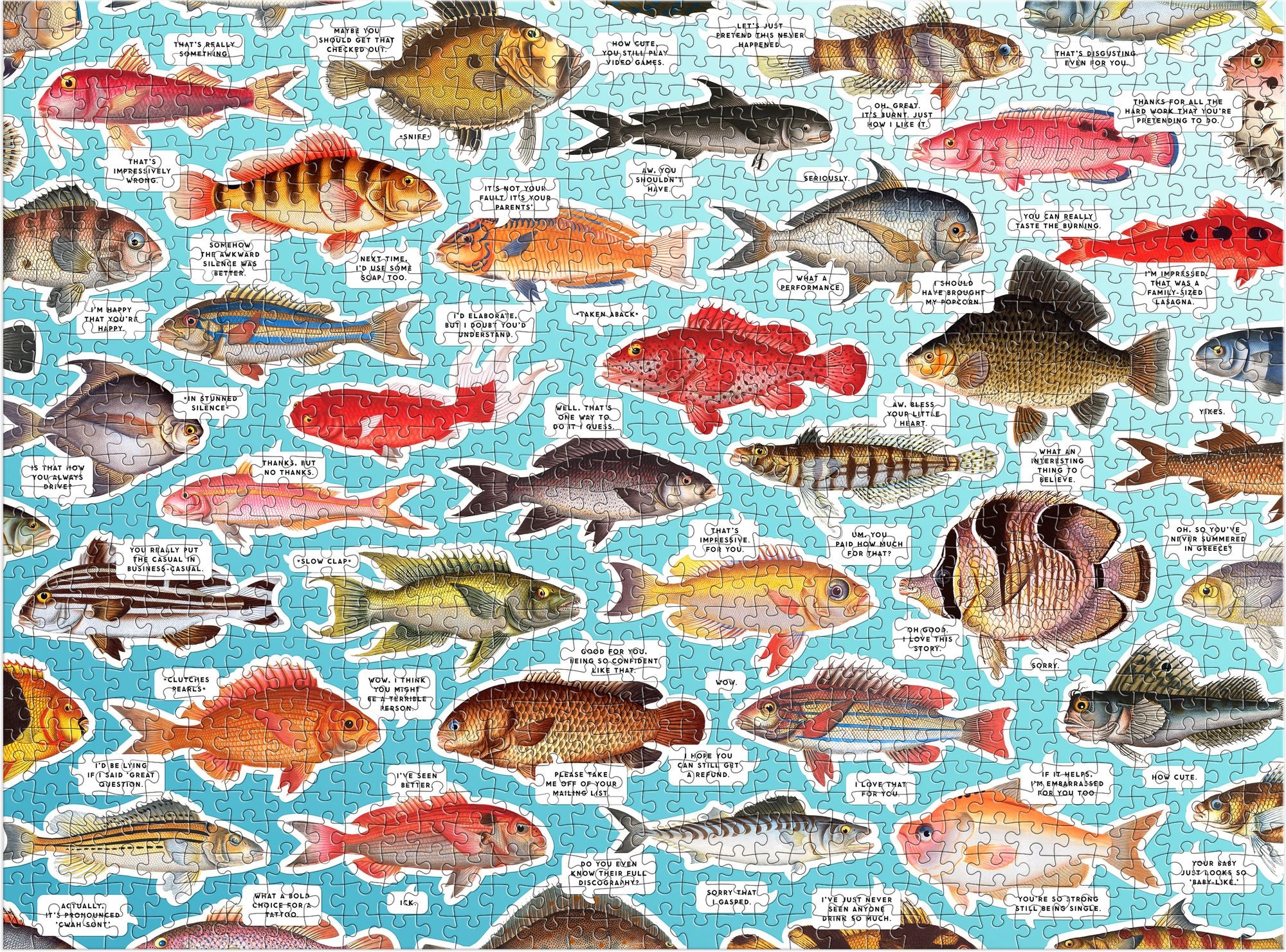 Judgy Fish 1000 Piece Puzzle