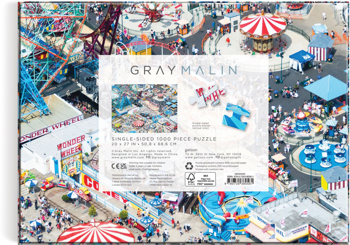 Gray Malin 1000 piece Puzzle Coney Island