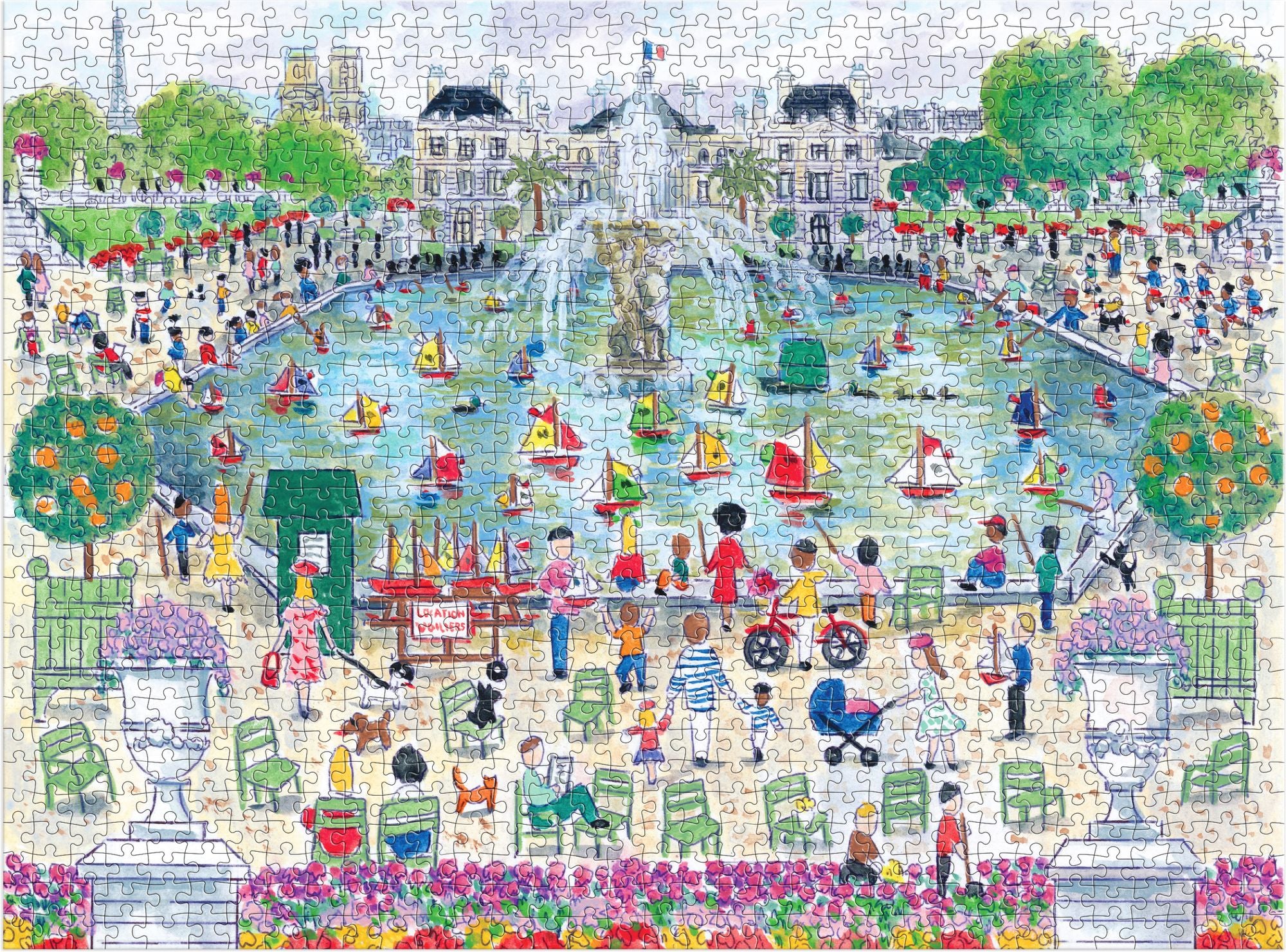 Michael Storrings Springtime in Paris 1000 Piece Puzzle
