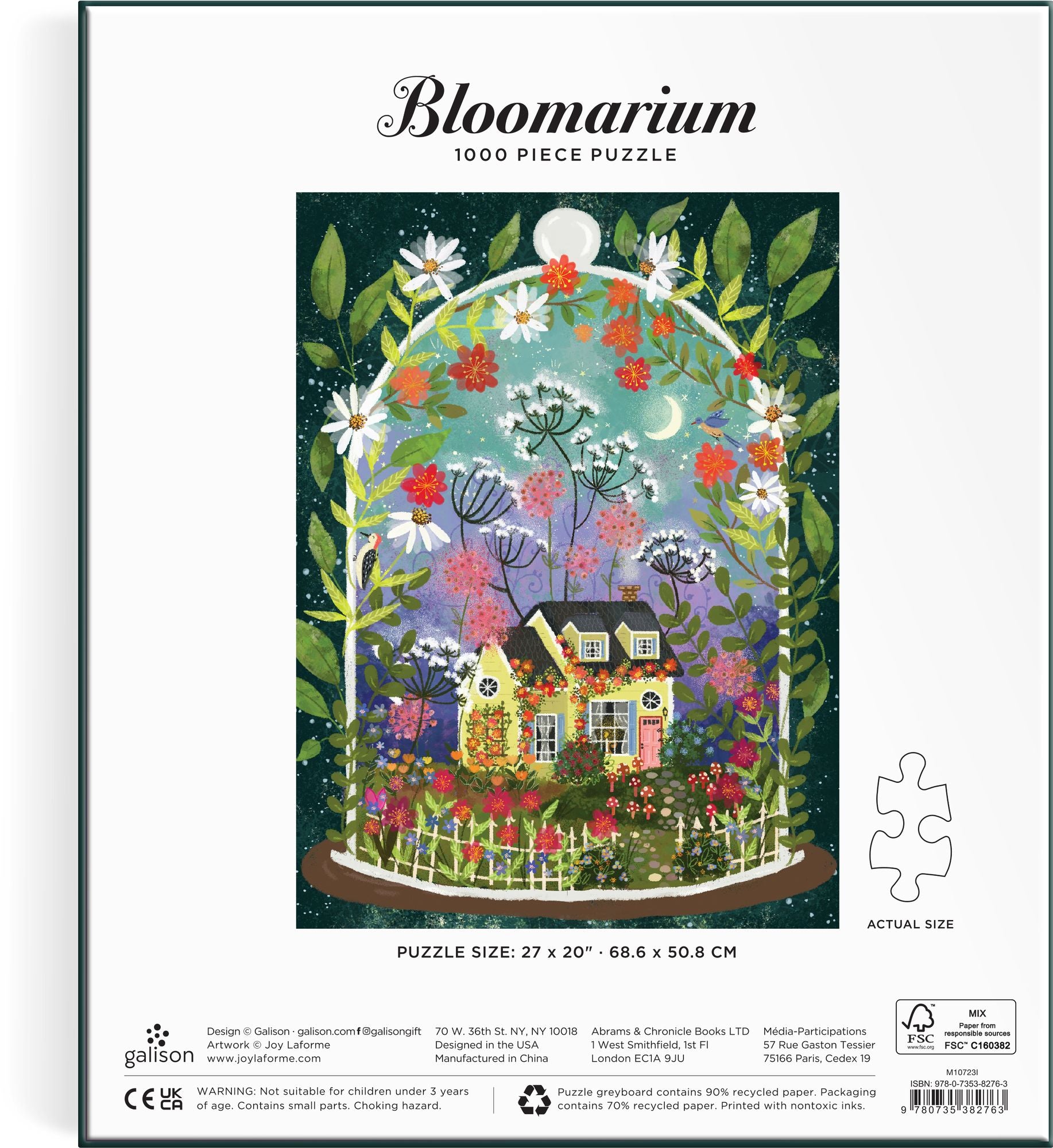 Joy Laforme Bloomarium 1000 Piece Puzzle