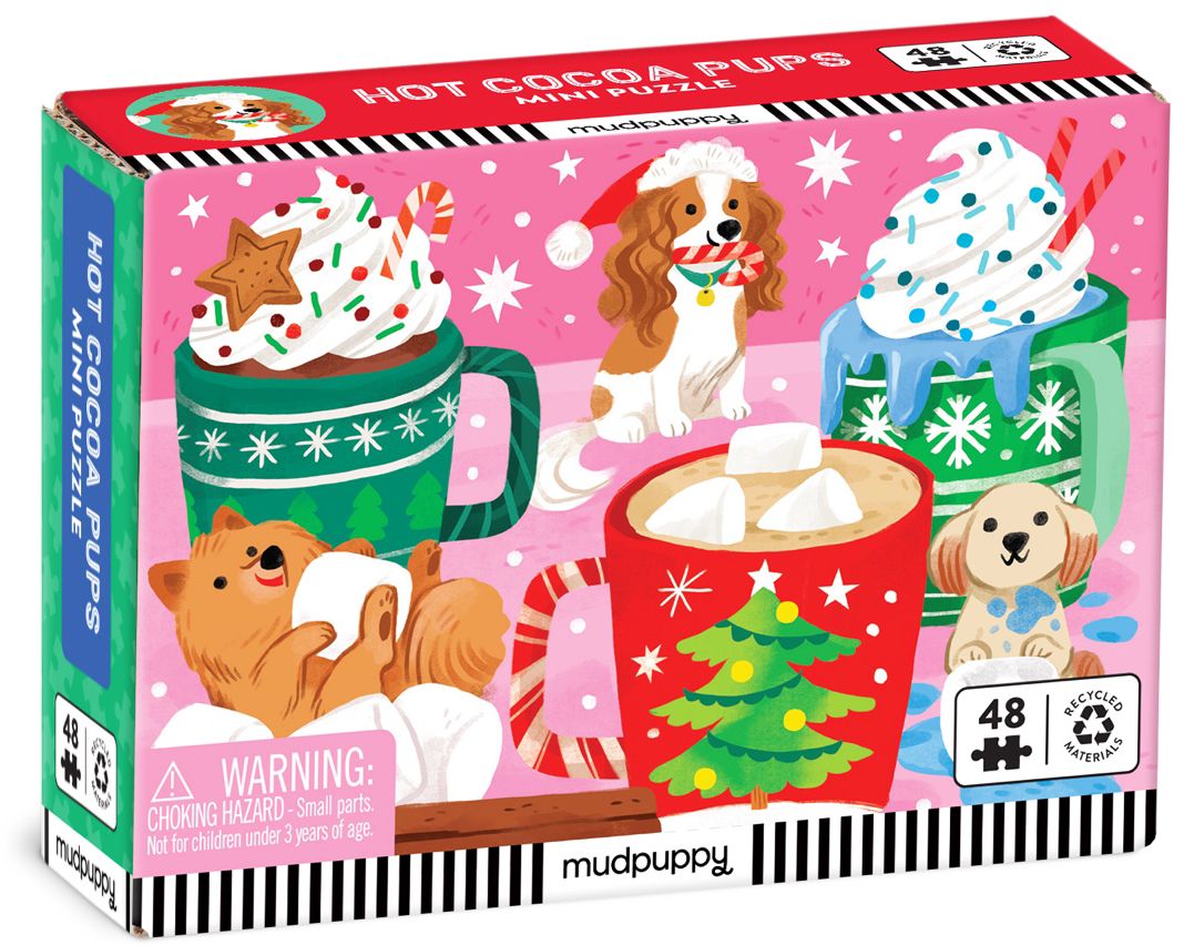 Hot Cocoa Pups 48 Piece Mini Puzzle
