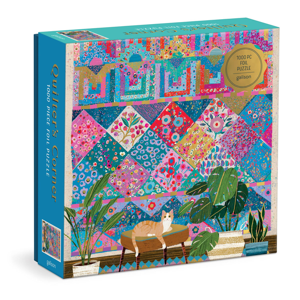 Quilter's Corner by Victoria Ball 1000 Piece Foil Puzzle