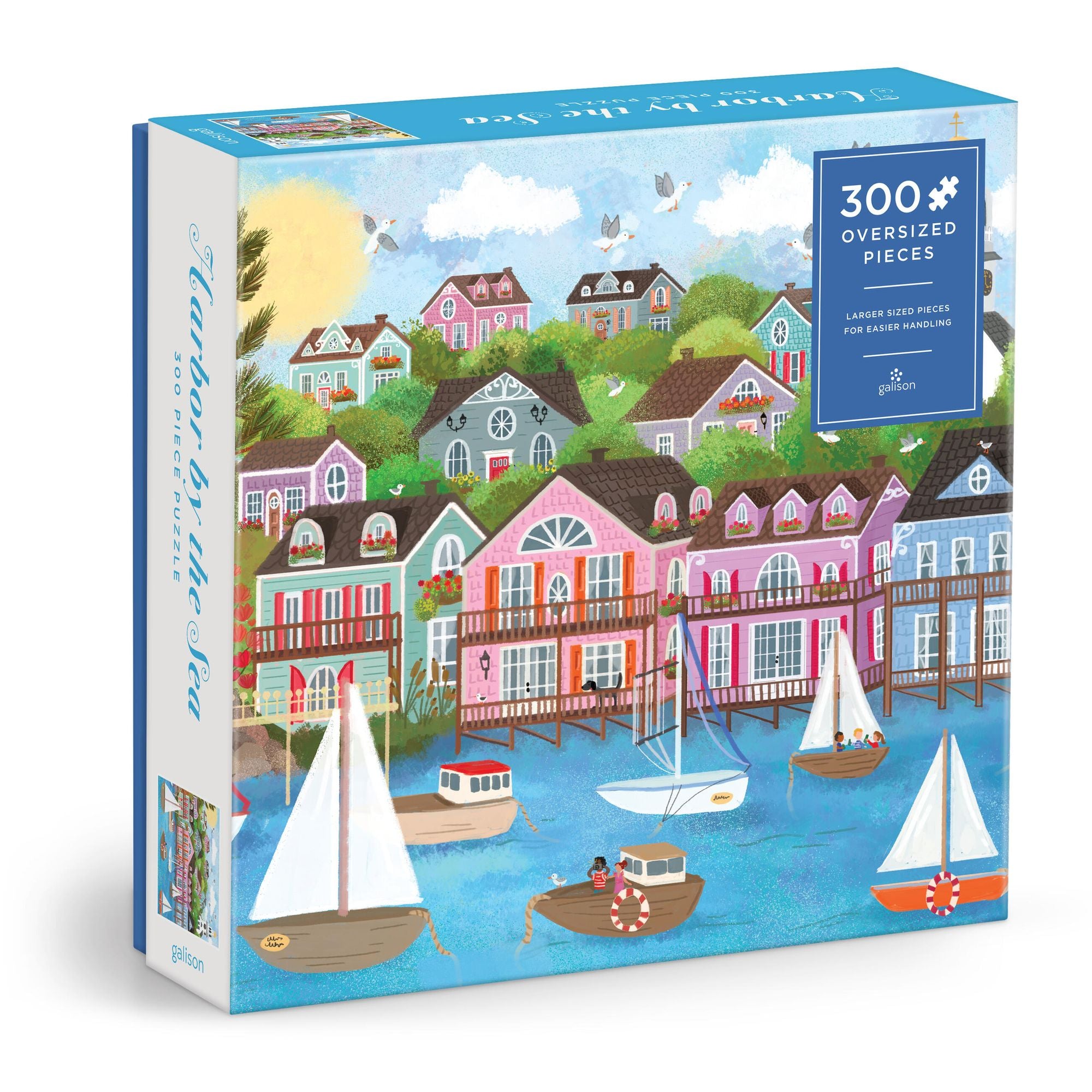 Harbor By the Sea Oversized Puzzle