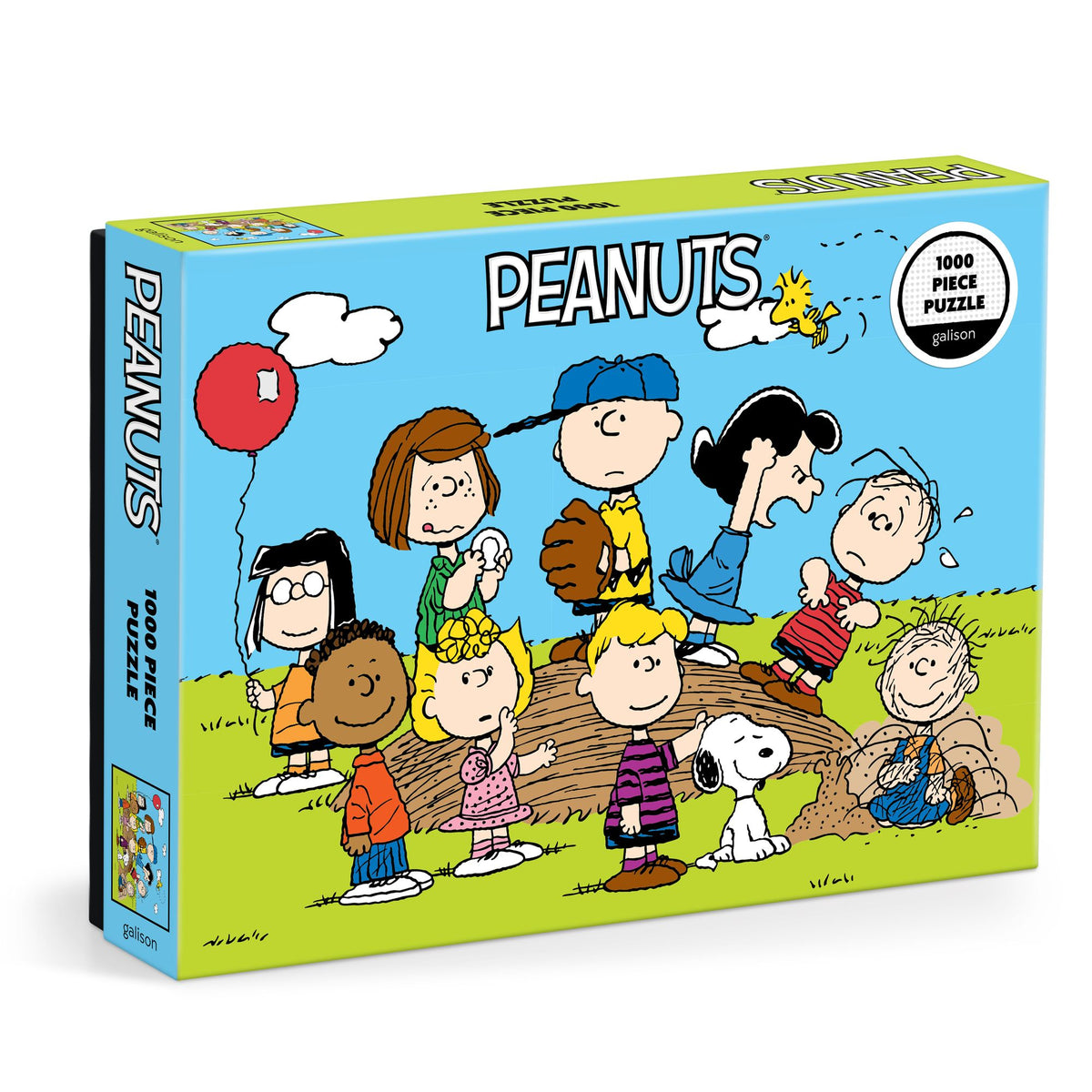 Peanuts Baseball Mound 1000 Piece Puzzle
