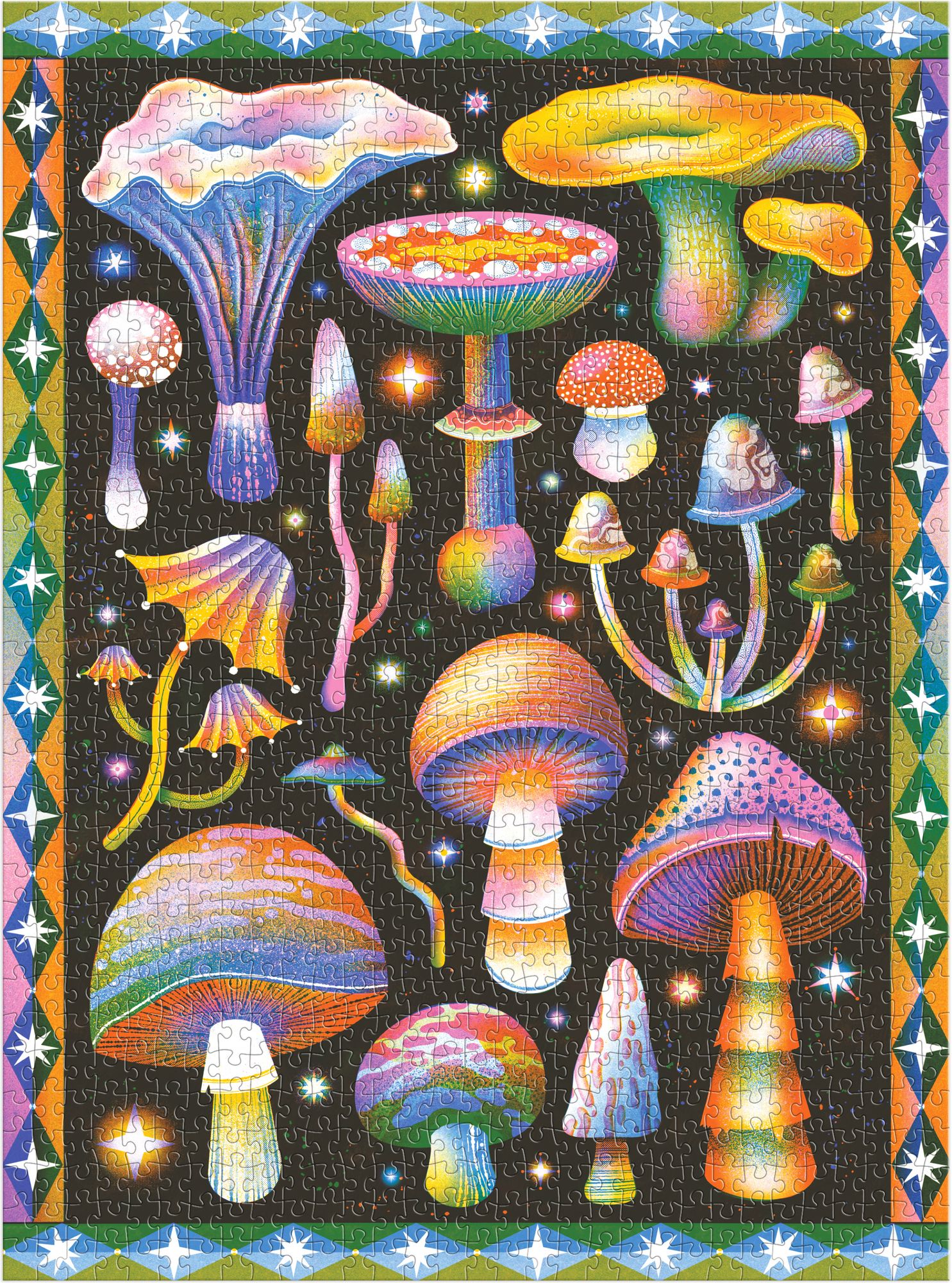 Cosmic Mushrooms 1000 Piece Puzzle