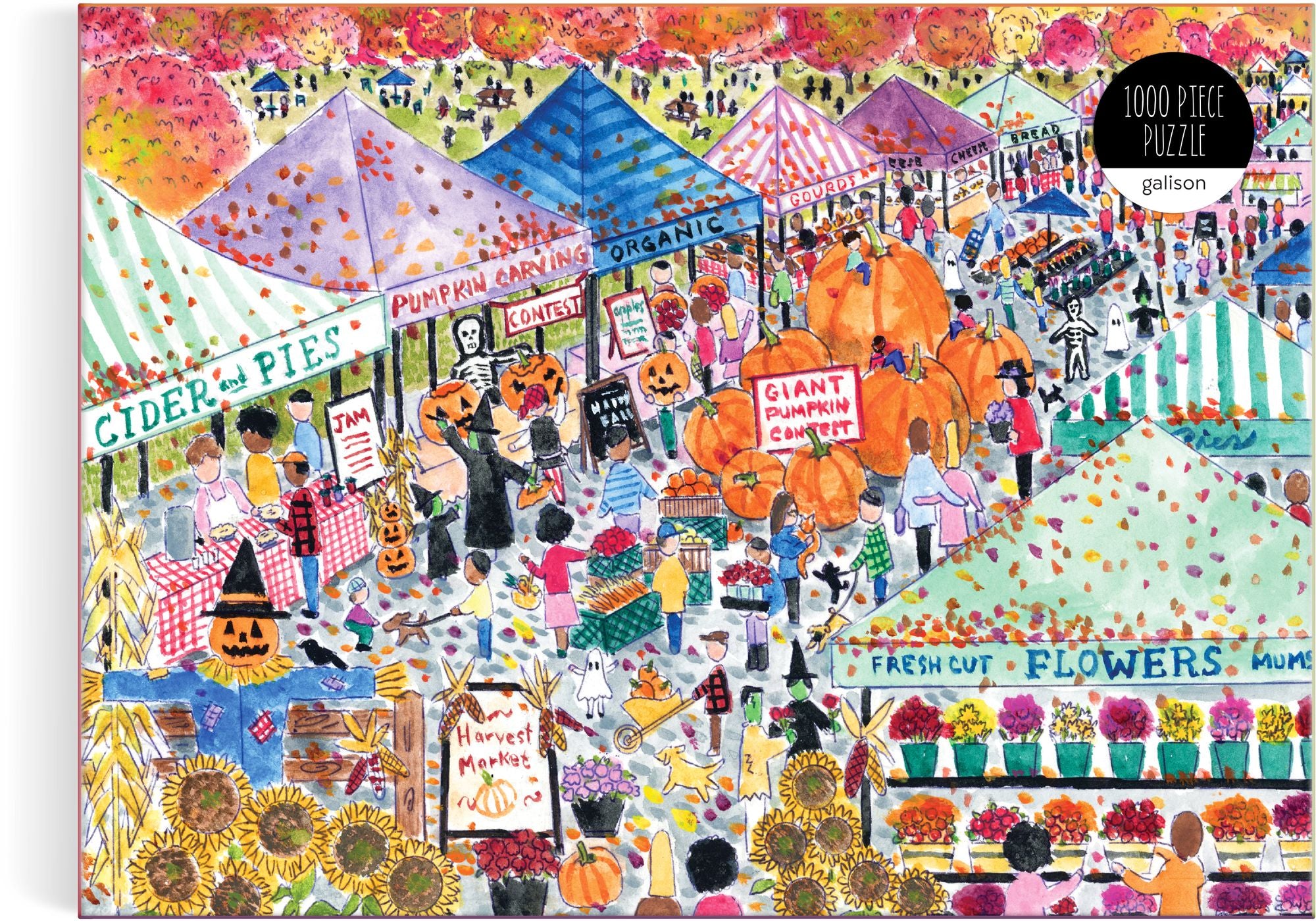 Michael Storrings Harvest Market 1000 Piece Puzzle