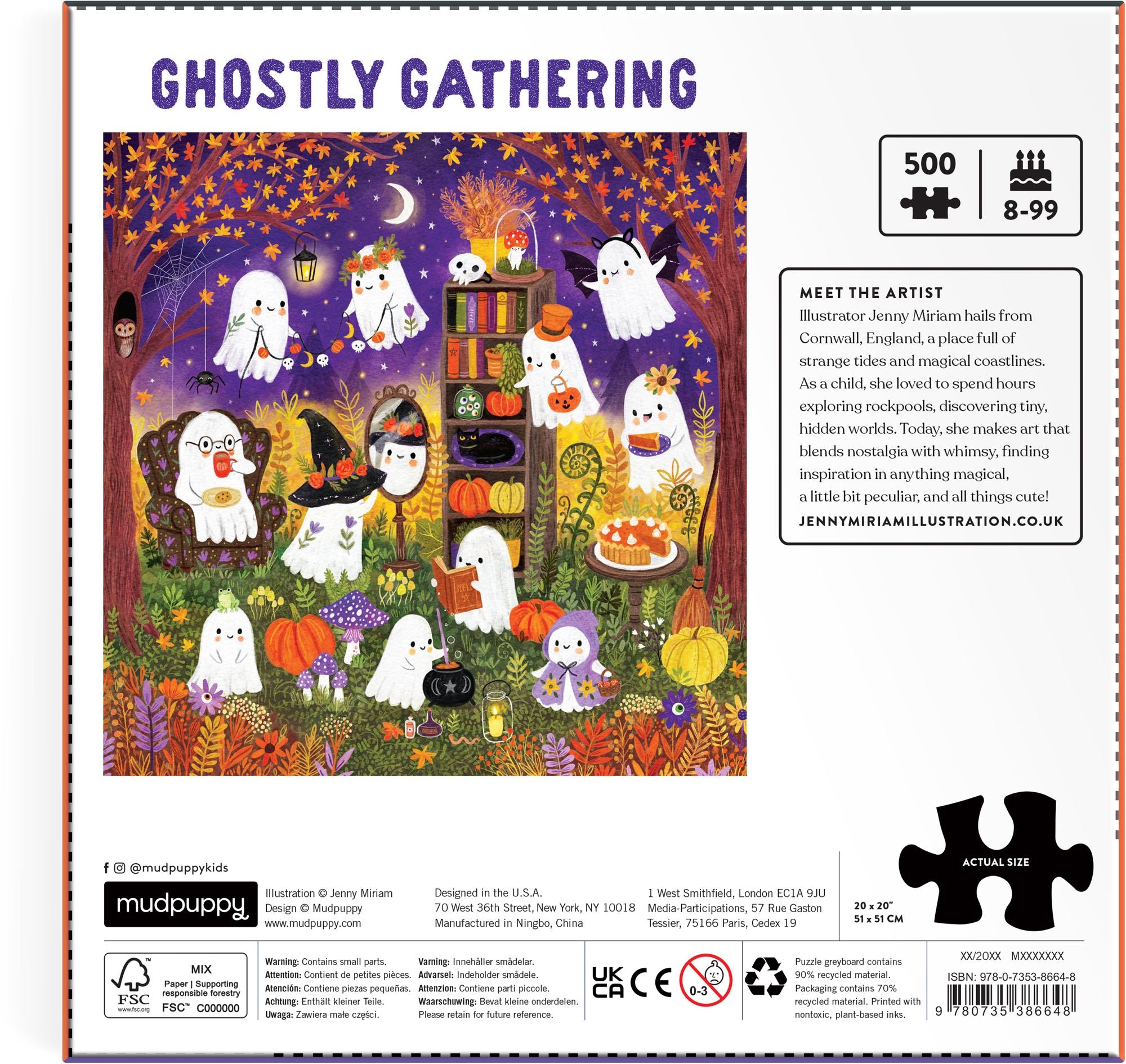 Ghostly Gathering 500 Piece Family Puzzle