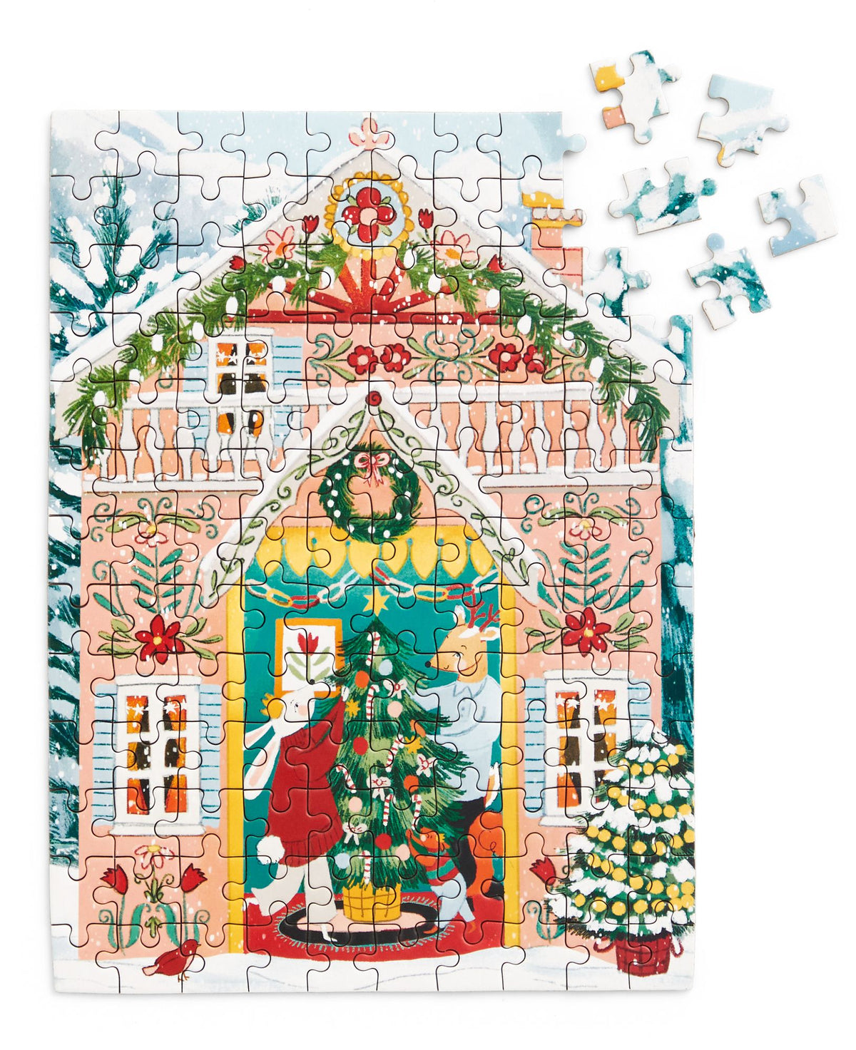 Swiss Chalet 130 Piece Ornament Puzzle