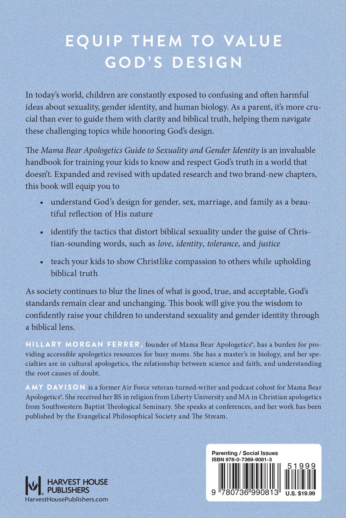 Mama Bear Apologetics Guide to Sexuality and Gender Identity: Empowering Your Kids to Understand and Live Out God's Design; Updated and Expanded