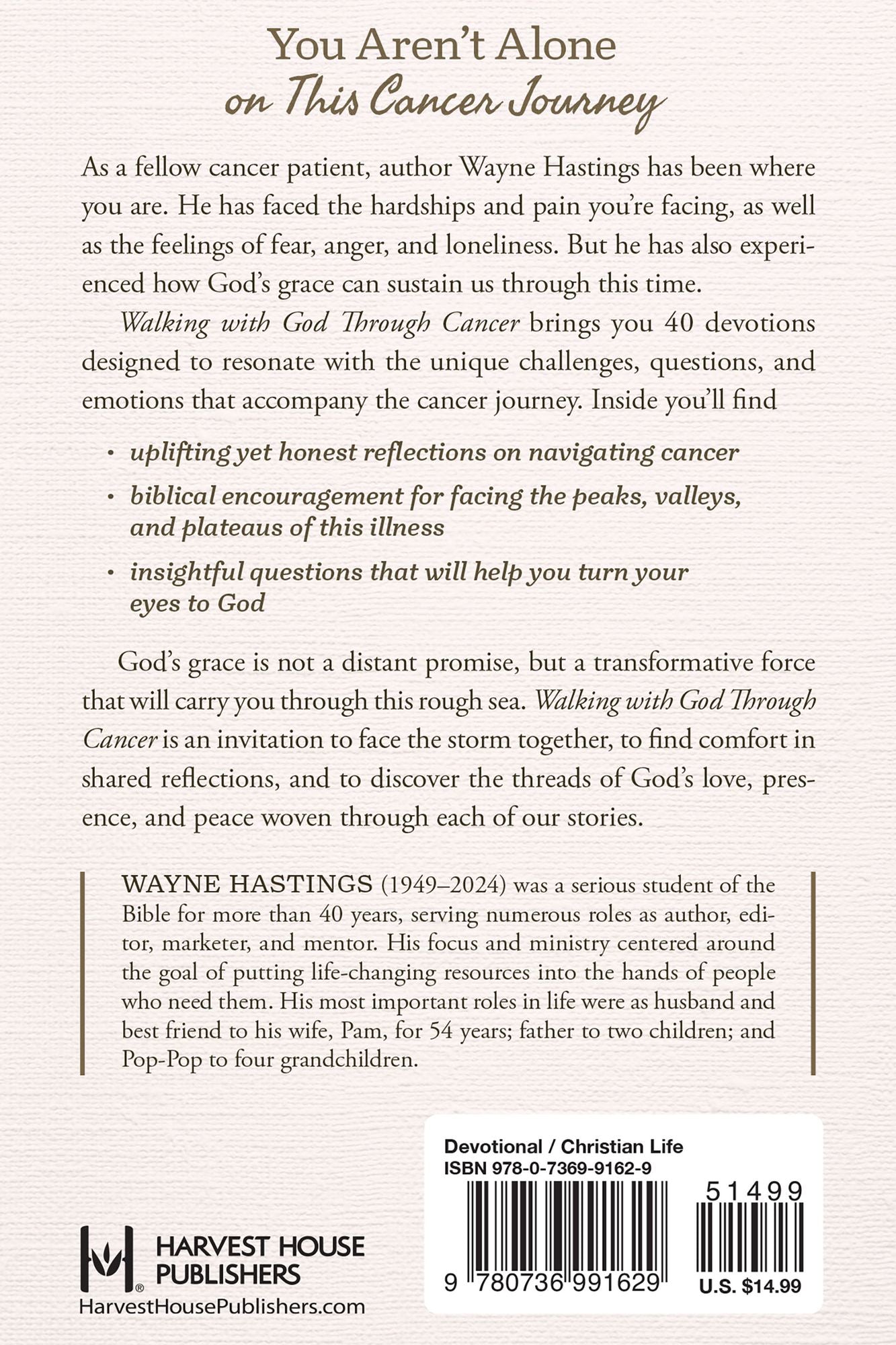 Walking with God Through Cancer: A 40-Day Devotional