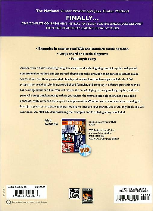 Complete Jazz Guitar Method Complete Edition: Book & Online Audio