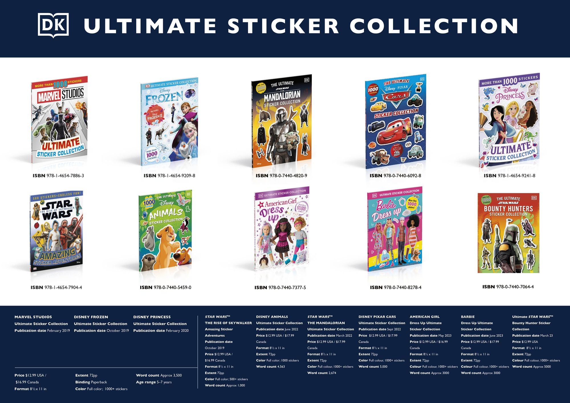Disney Pixar Cars Ultimate Sticker Collection