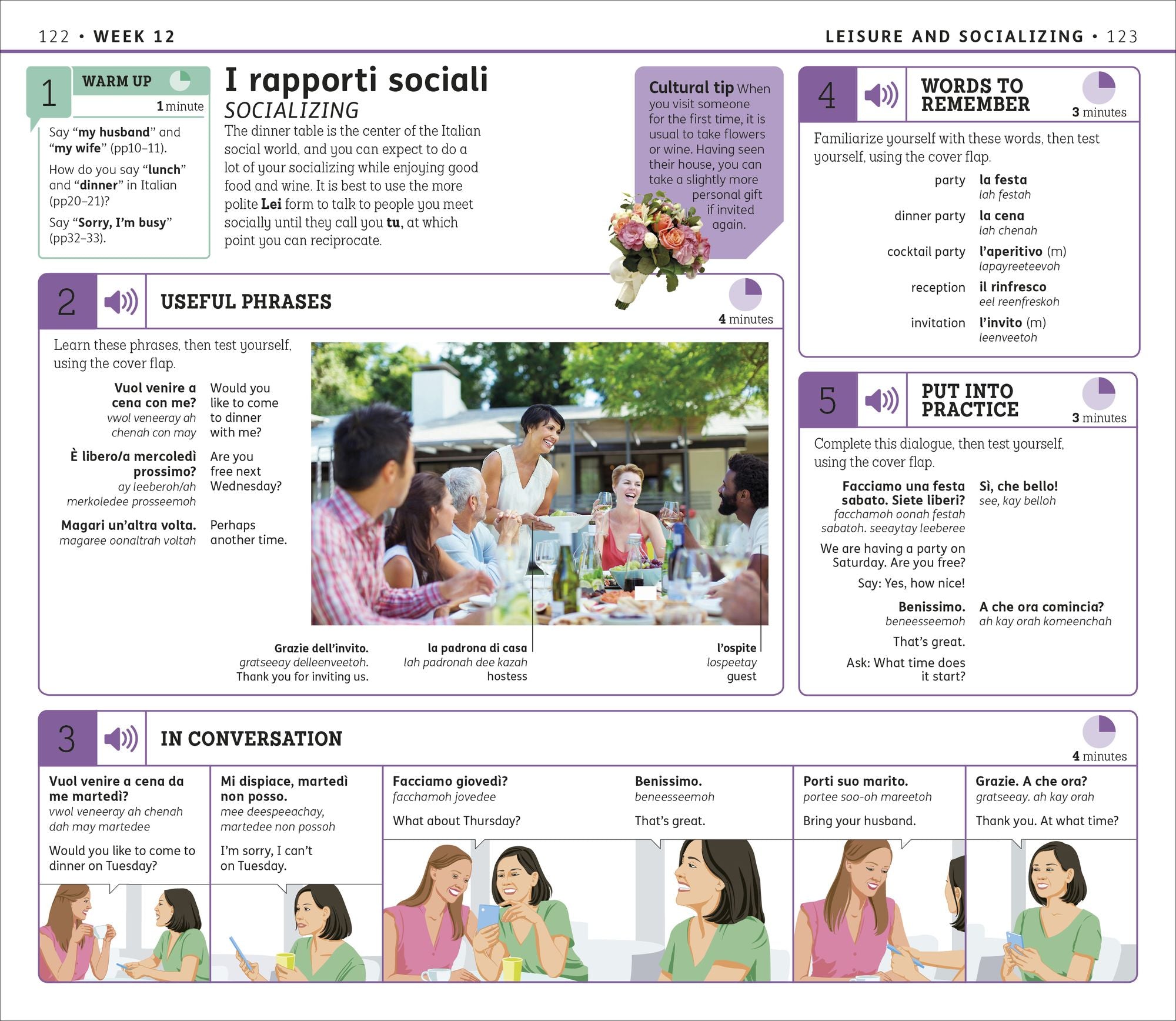 15-Minute Italian: Learn in Just 12 Weeks
