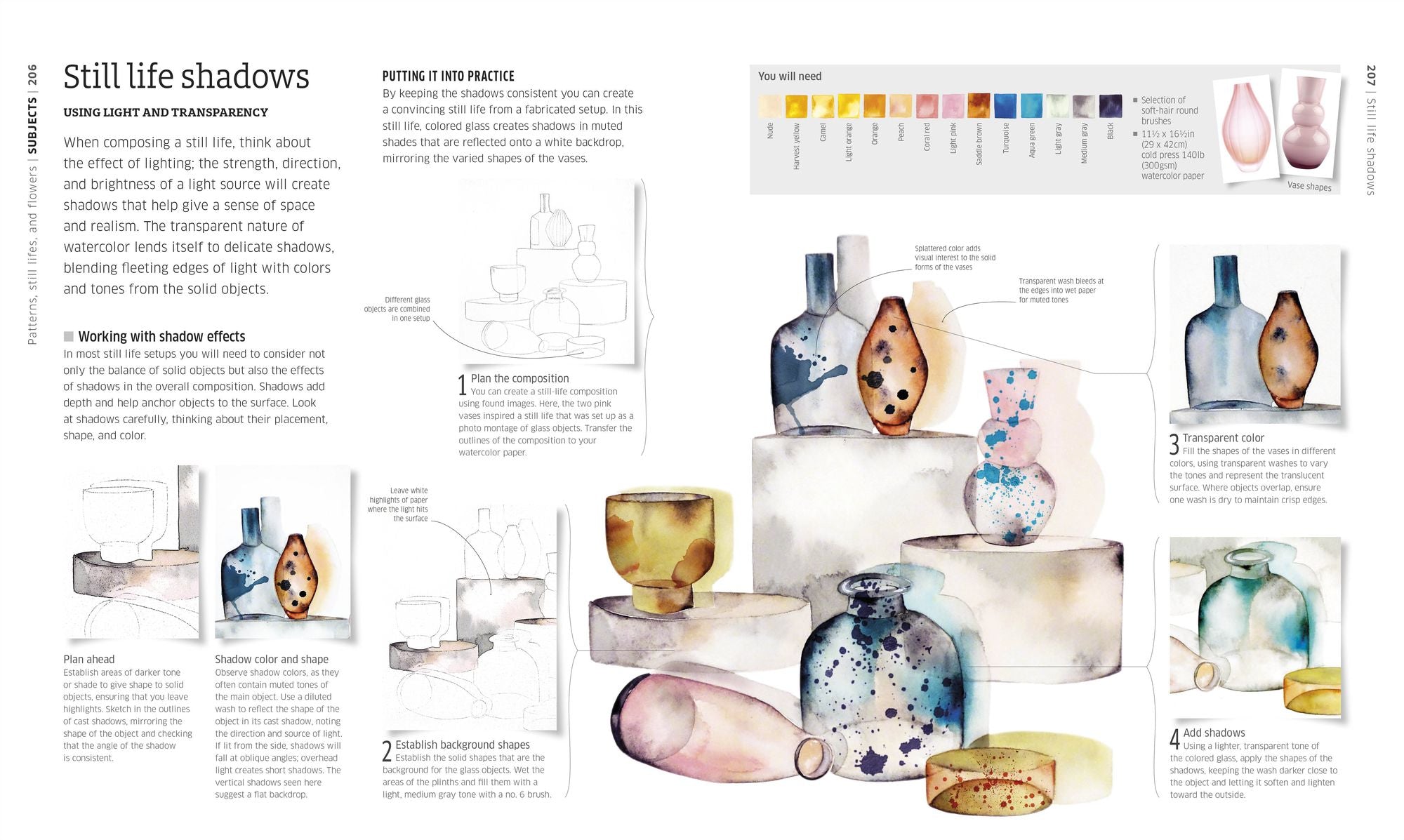 Artist's Watercolor Techniques: Discover How to Paint Landscapes, People and Still Lifes, and Develop Your Own Style