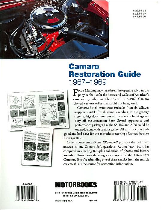 Camaro Restoration Guide, 1967-1969