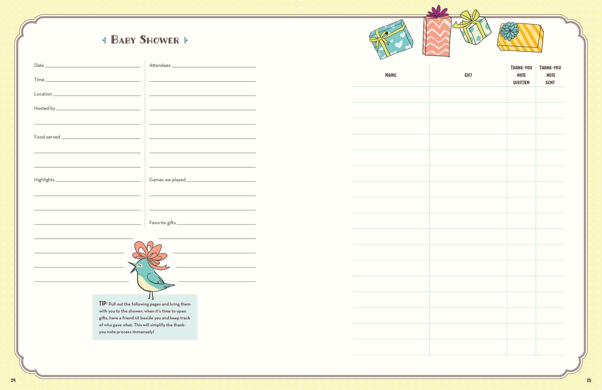The Baby Keepsake Book and Planner