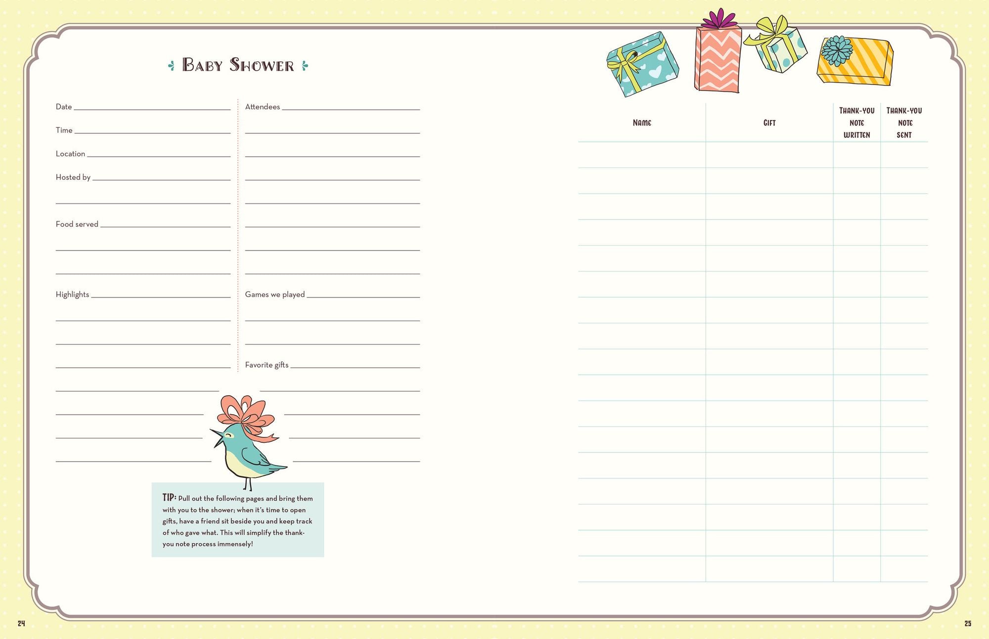 The Baby Keepsake Book and Planner