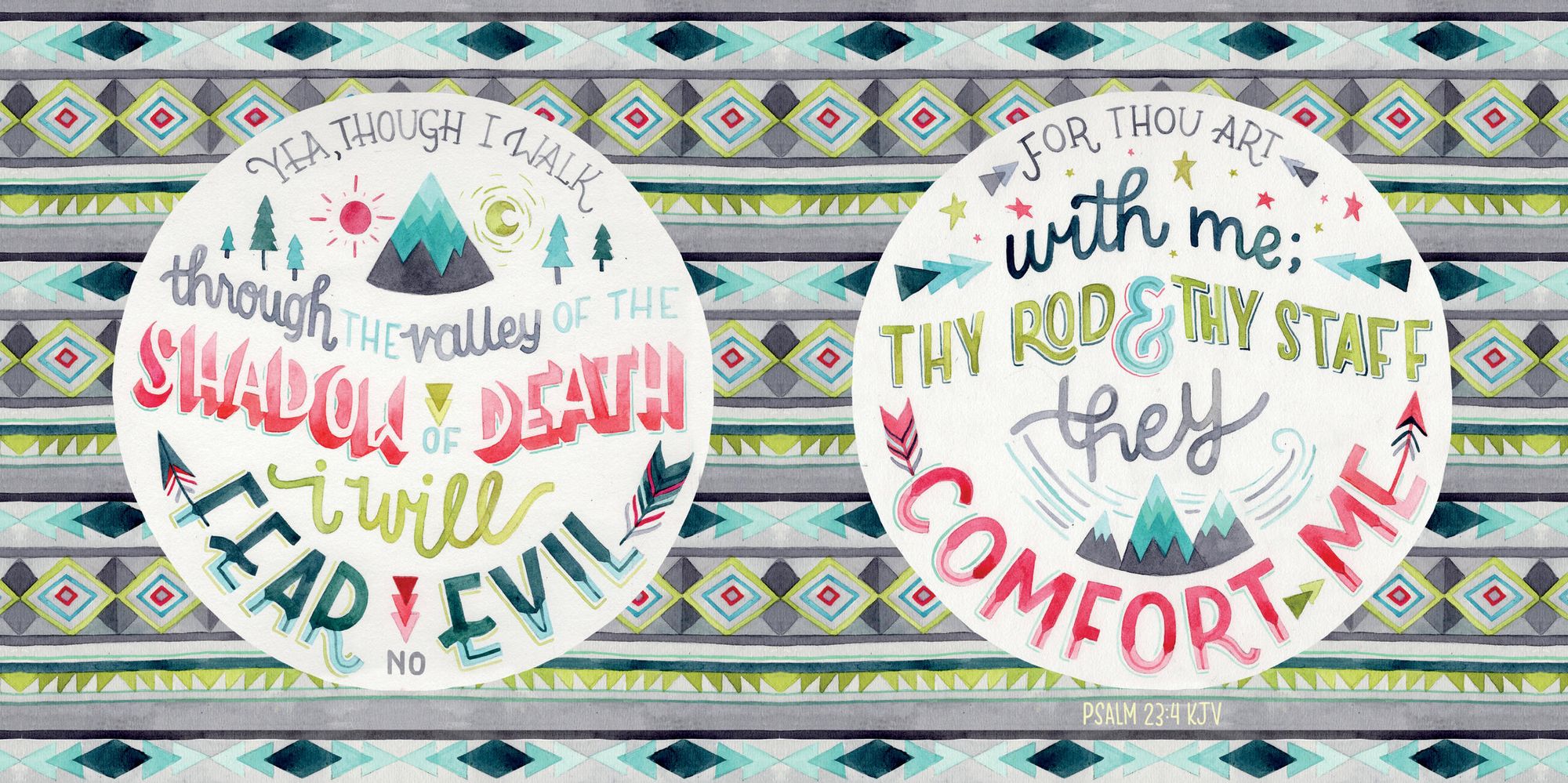100 Illustrated Bible Verses: Inspiring Words. Beautiful Art.