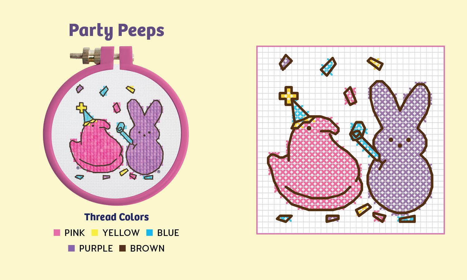 PEEPS® Cross-Stitch Kit