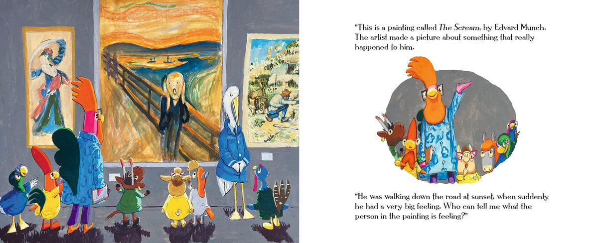 Interrupting Chicken Raises Her Wing: (Funny School Read Aloud Children's Picture Book About Raising Your Hand, Classroom Behavior, and Museums for Kids Ages 4-8)