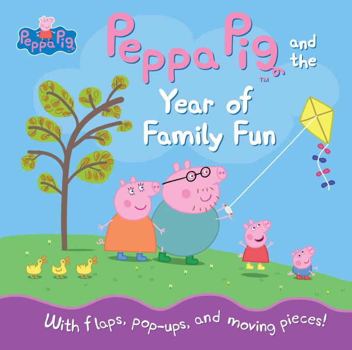Peppa Pig and the Year of Family Fun: (Interactive Pop-Up Book with Flaps, Tabs, and Moving Pieces About the Four Seasons for Toddlers, Preschoolers, and Kids Ages 3-7)
