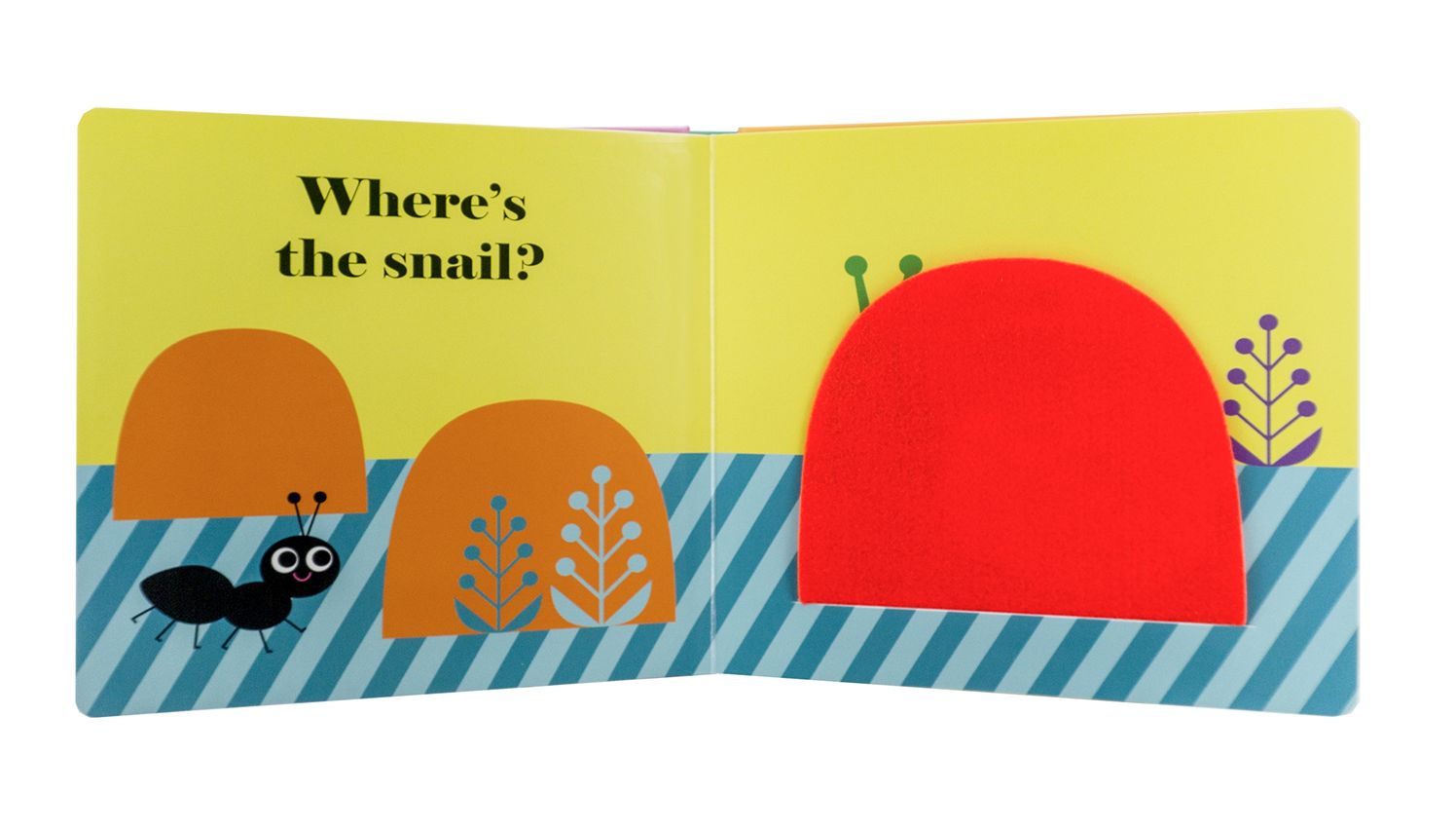 Where's the Ladybug?: (An Interactive, Sensory Lift-the-Flap Book with Felt Flaps and a Mirror for Babies & Toddlers. Friendly Bugs & Insects Include a Caterpillar, Snail, & Ant.)