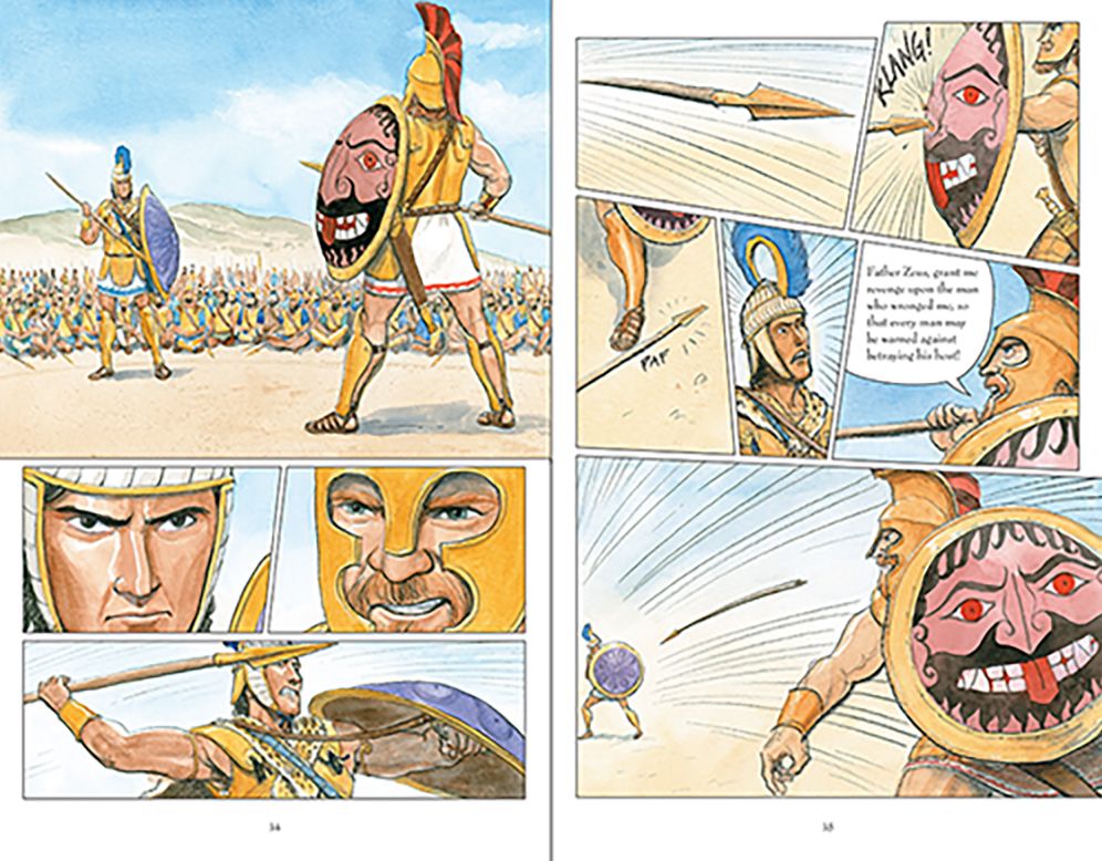 The Iliad: A Graphic Novel: (A Modern Visual Adaptation of Homer's Epic War Story of Greek Mythology for Young Adults)