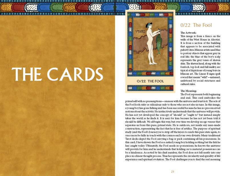 The Minoan Tarot: (Tarot Kit Box Set with 86 Cards and Guide Book)