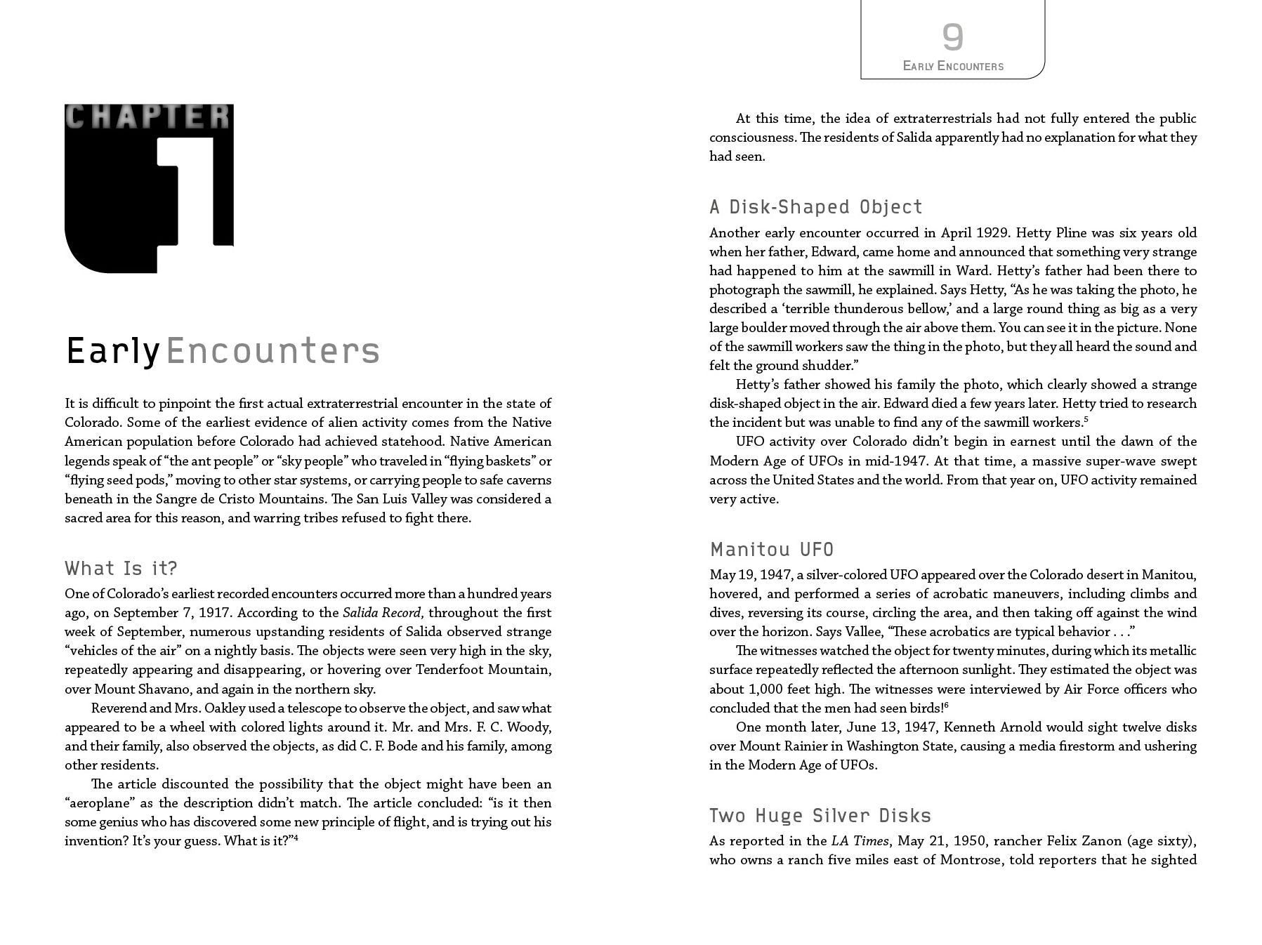 UFOs Over Colorado: A True History of Extraterrestrial Encounters in the Centennial State