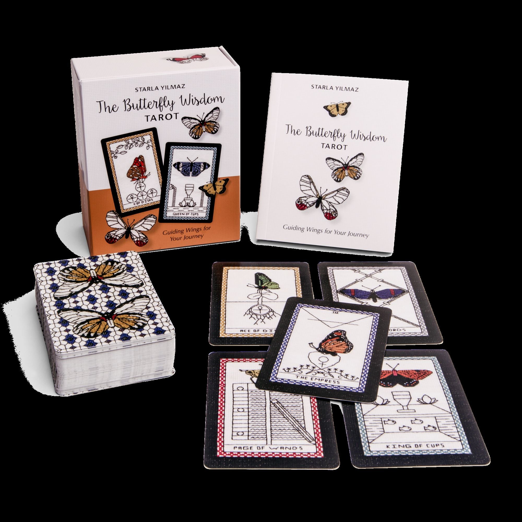 The Butterfly Wisdom Tarot: Guiding Wings for Your Journey (Tarot Kit Box Set with 78 Cards and Guide Book)