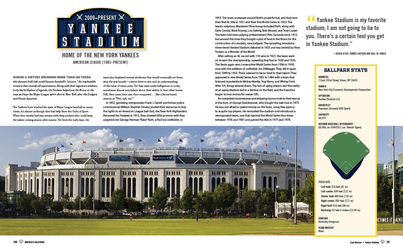 America's Ballparks: A Trip Across the Country to Visit Baseball's Playing Fields, Old and New
