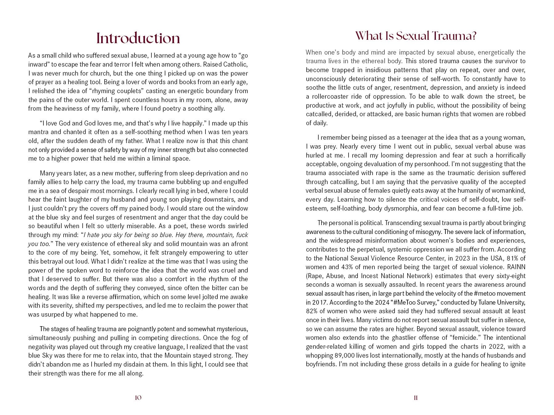 Transcending Sexual Trauma: Self-Awareness Tools and Nature-Based Practices to Cultivate Inner Healing