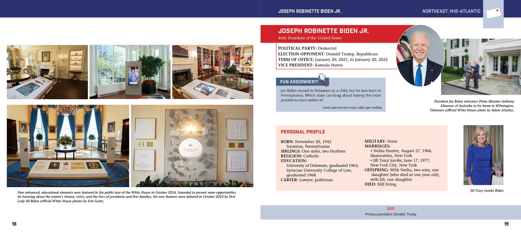 Meet the Presidents: USA 250th Birthday Special Edition: The Fun, Educational Guide to the United States Presidents' Lives