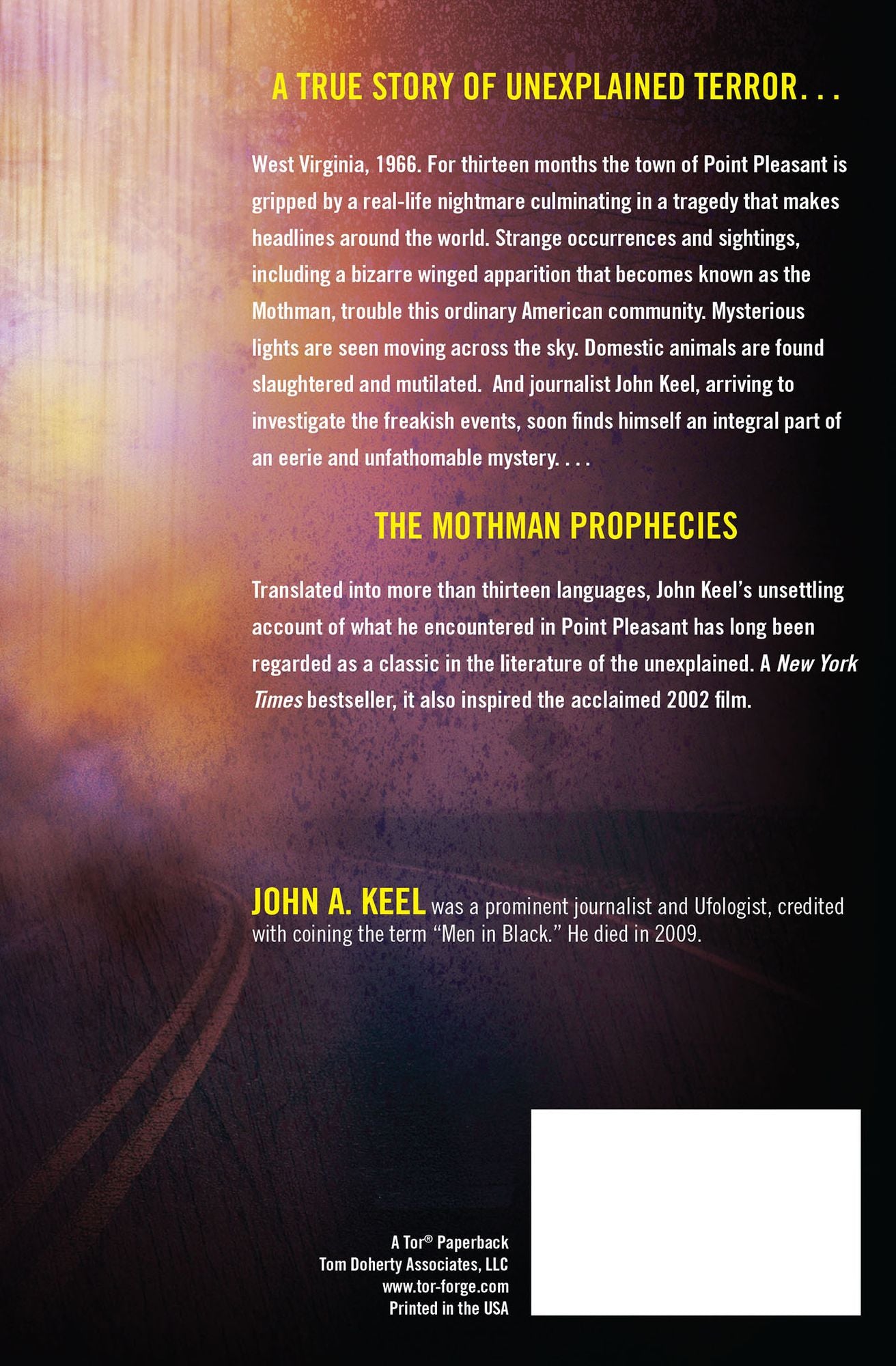 The Mothman Prophecies: A True Story