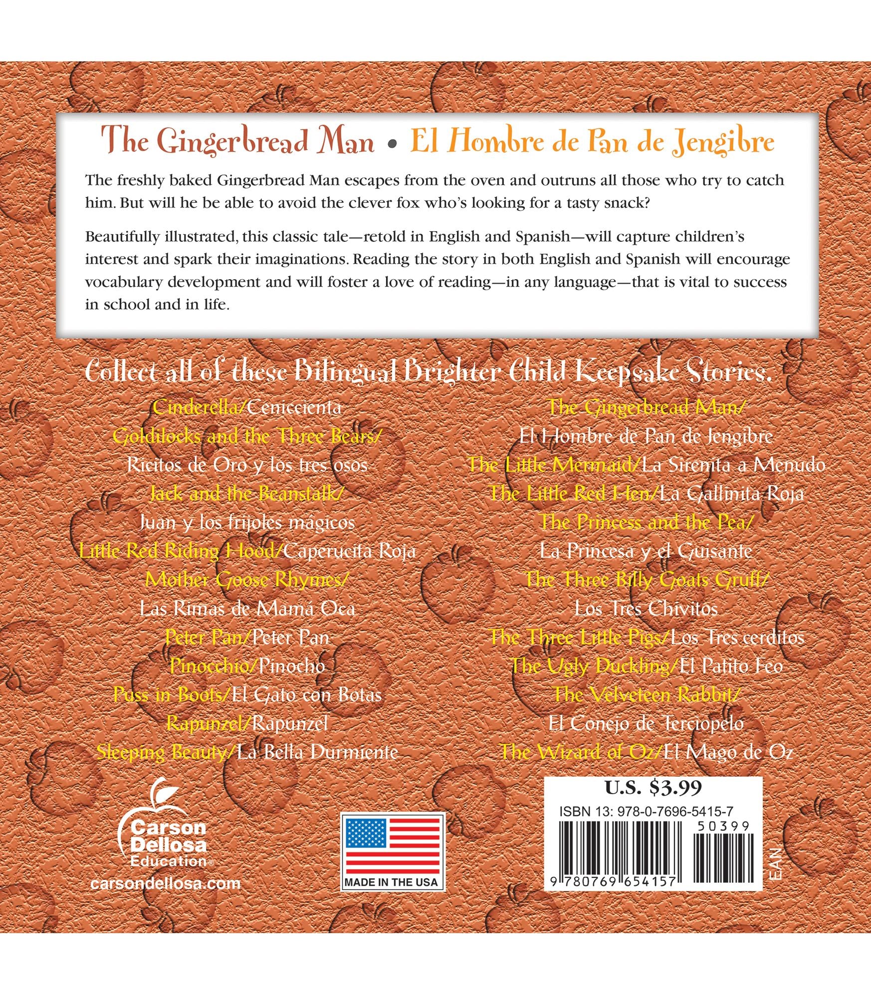 The Gingerbread Man / El hombre de pan de jengibre