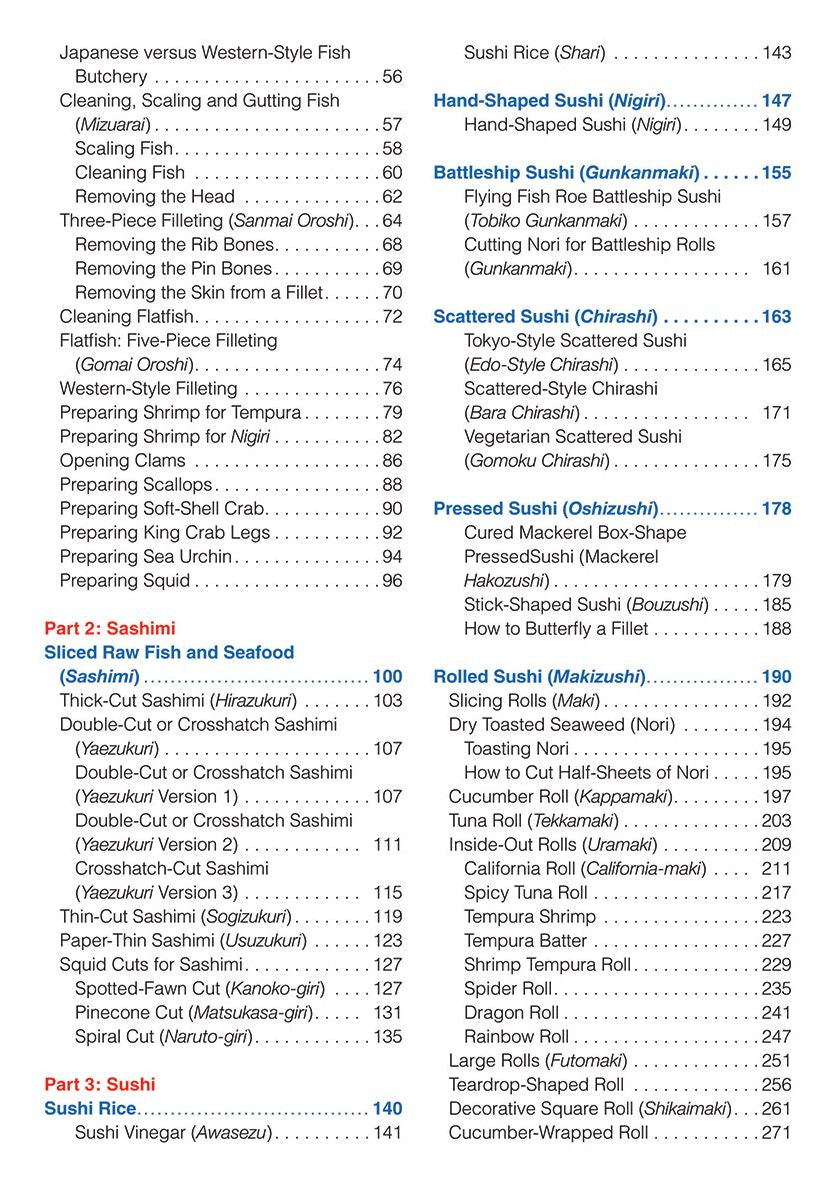 The Complete Guide to Sushi and Sashimi: Includes 625 step-by-step photographs
