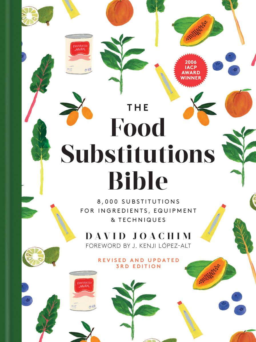 The Food Substitutions Bible: 8,000 Substitutions for Ingredients, Equipment and Techniques