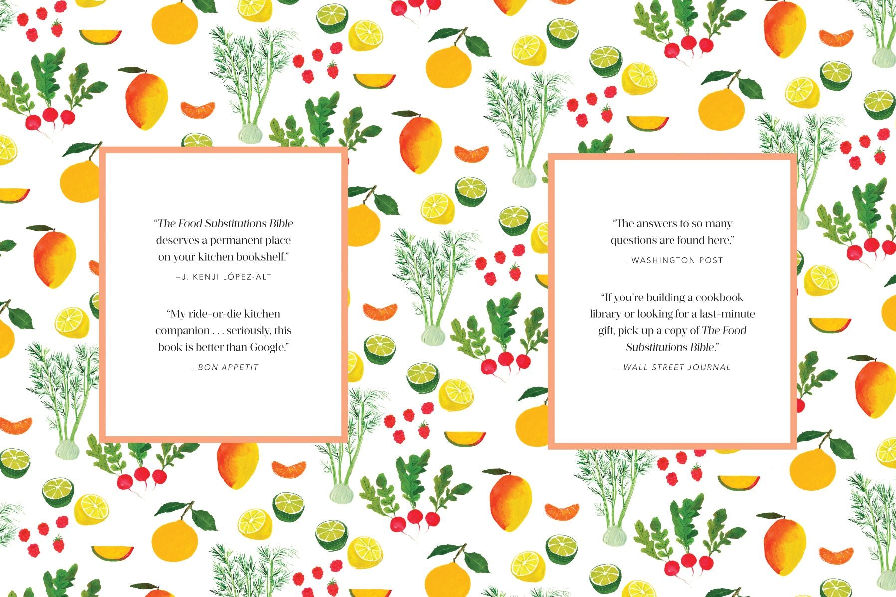 The Food Substitutions Bible: 8,000 Substitutions for Ingredients, Equipment and Techniques