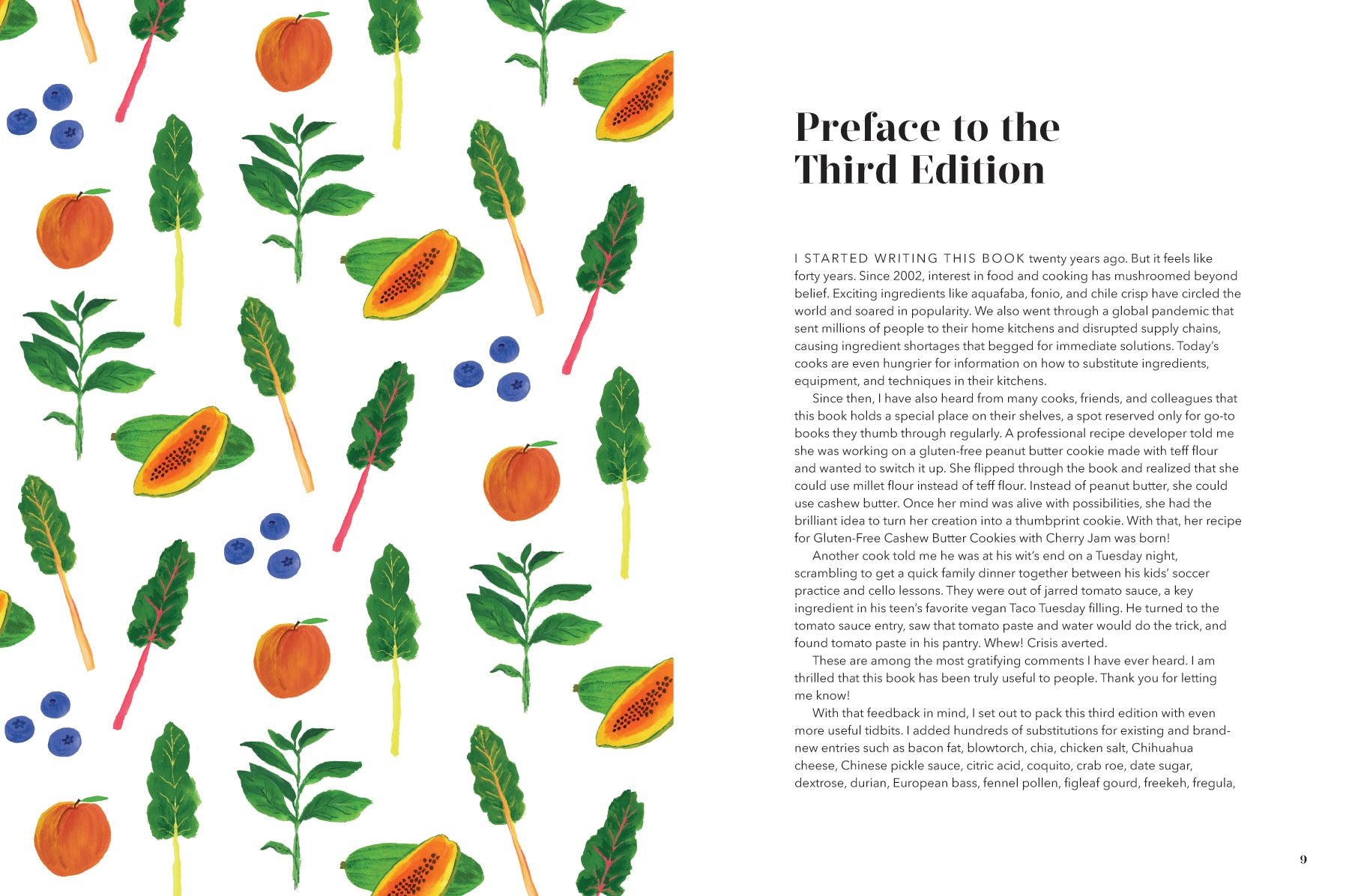 The Food Substitutions Bible: 8,000 Substitutions for Ingredients, Equipment and Techniques