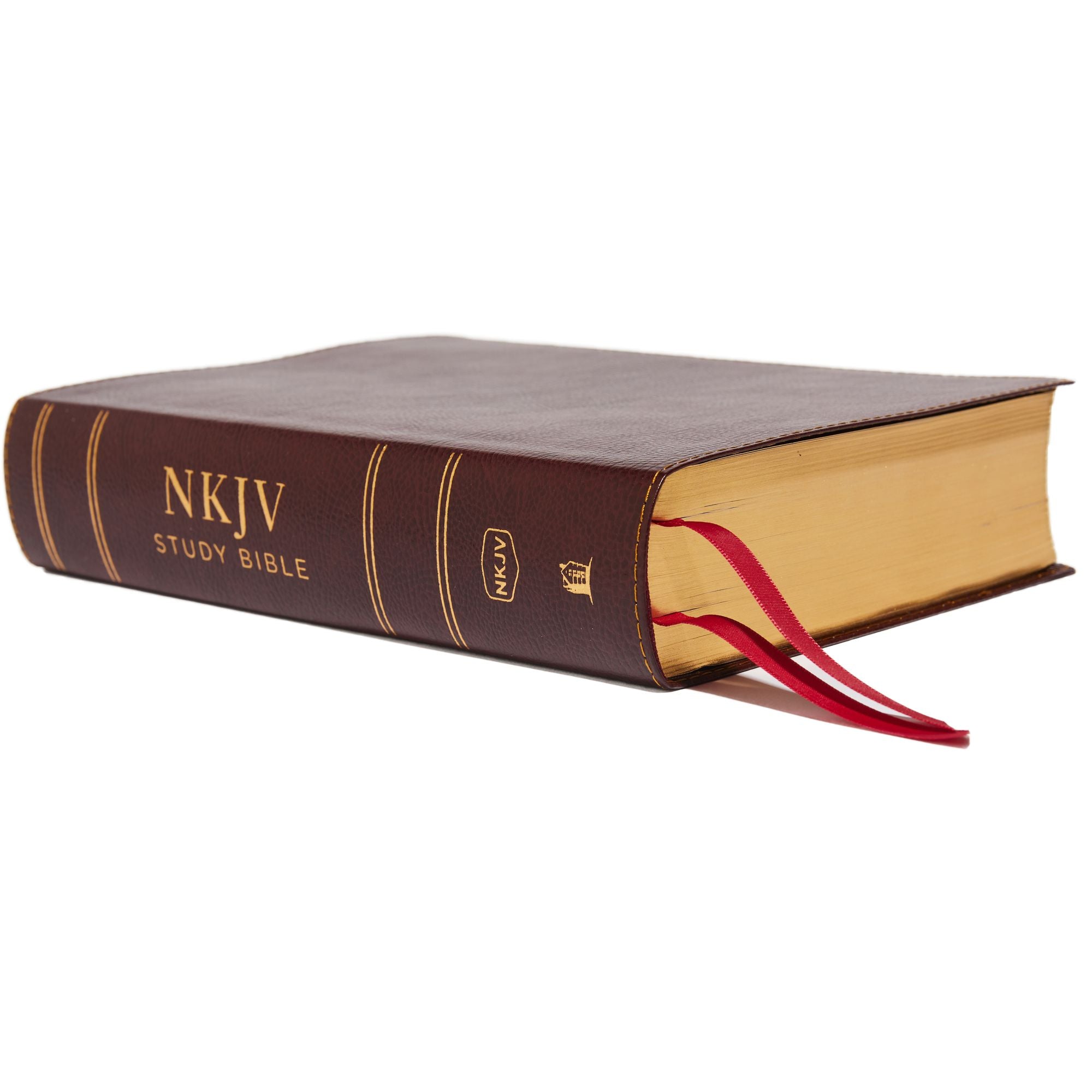 NKJV Study Bible, Bonded Leather, Burgundy, Full-Color, Comfort Print: The Complete Resource for Studying God's Word