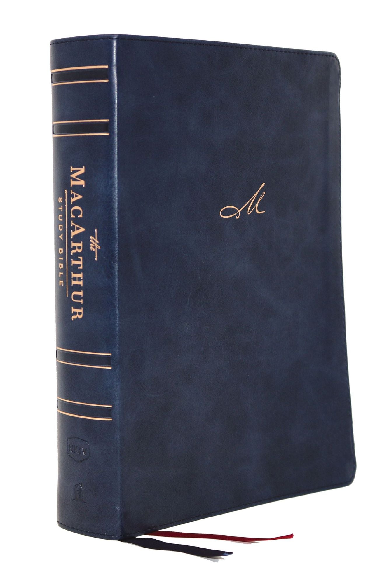 NKJV, MacArthur Study Bible, Blue Leathersoft, Thumb Indexed, Comfort Print: Unleashing God's Truth One Verse at a Time (Holy Bible, New King James Version)