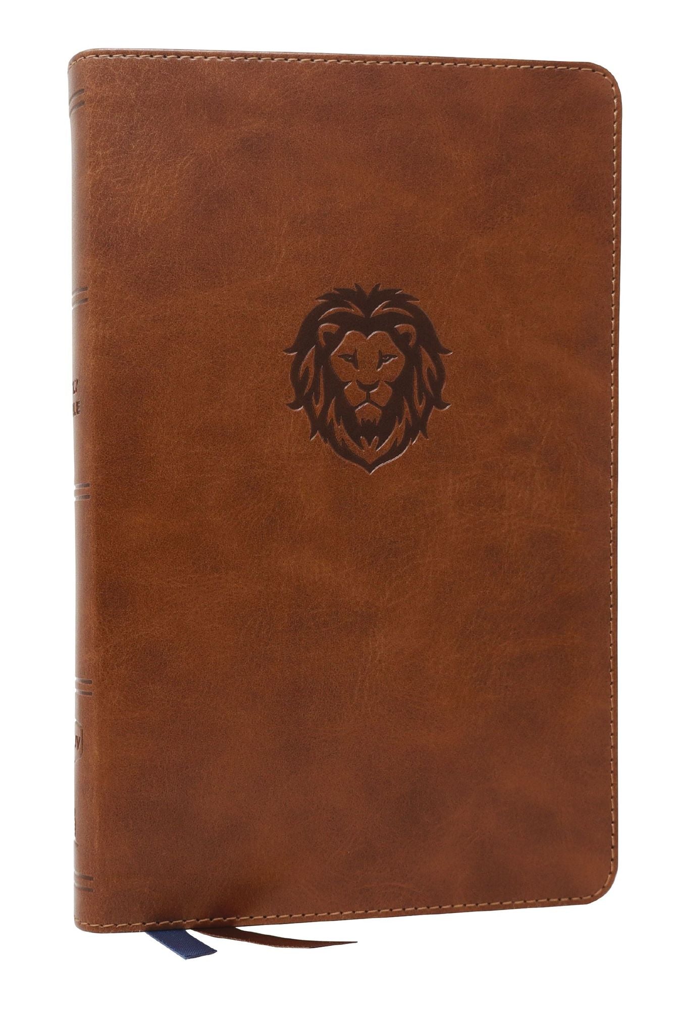NKJV, Thinline Bible Youth Edition, Leathersoft, Brown, Red Letter, Comfort Print: Holy Bible, New King James Version
