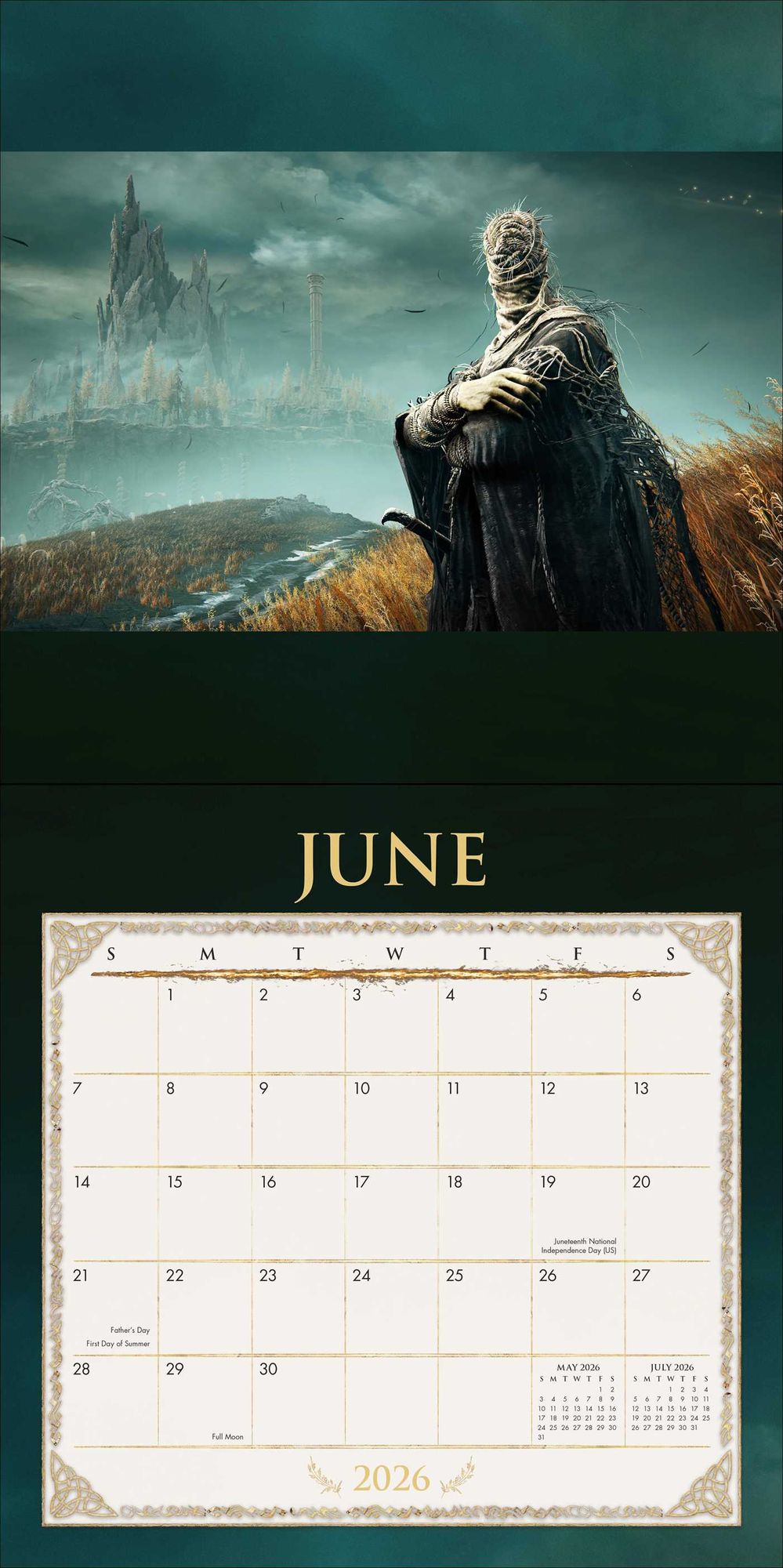 2026 ELDEN RING: Shadow of the Erdtree Wall Calendar