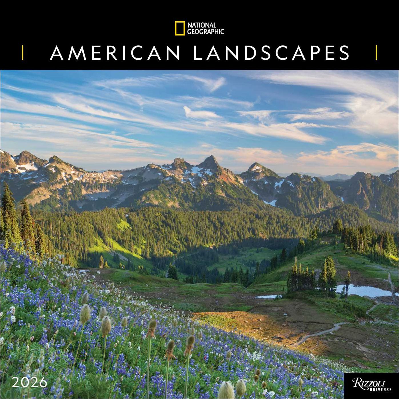 2026 National Geographic: American Landscapes Wall Calendar