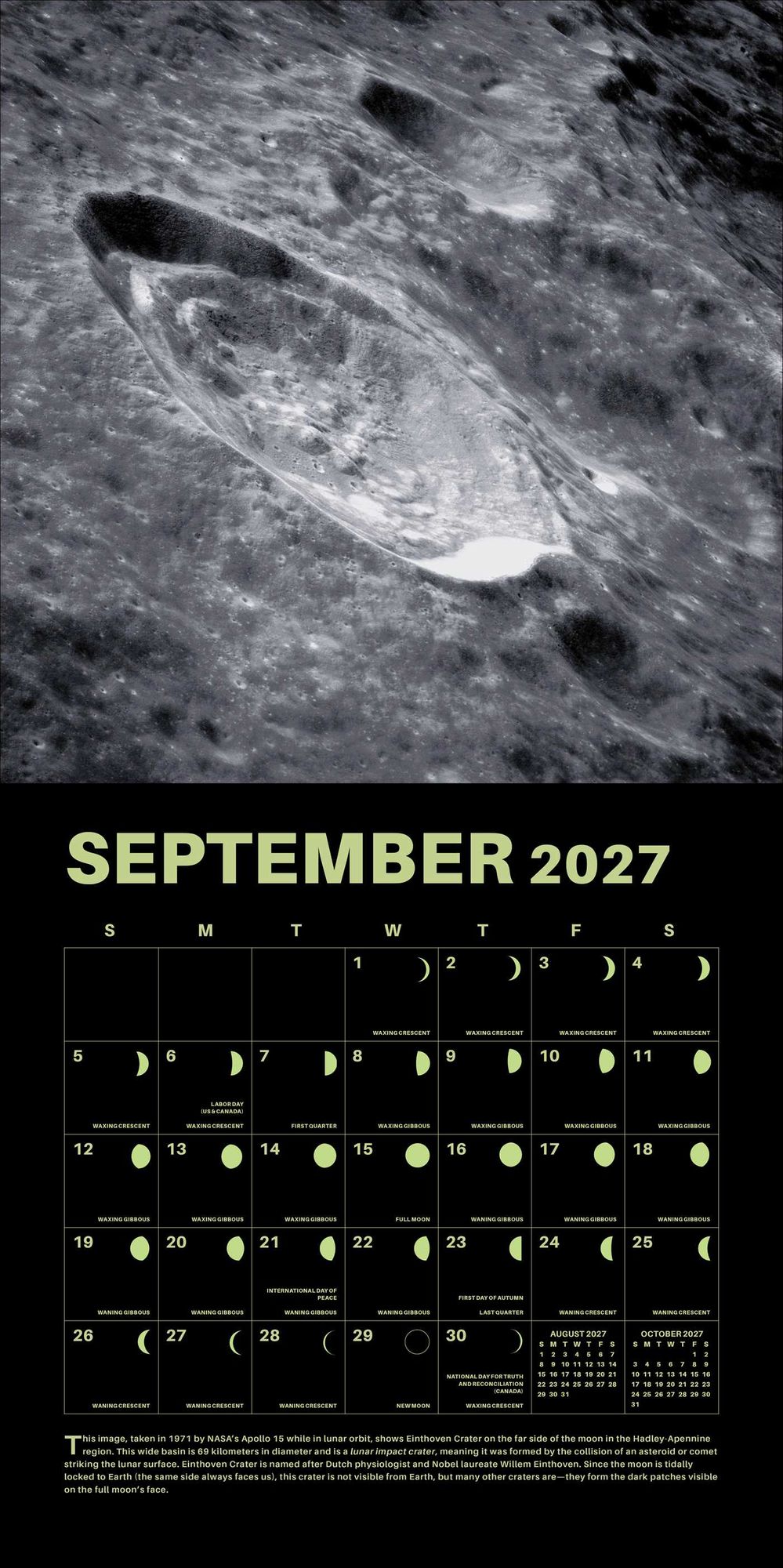 2027 Lunar Wall Calendar