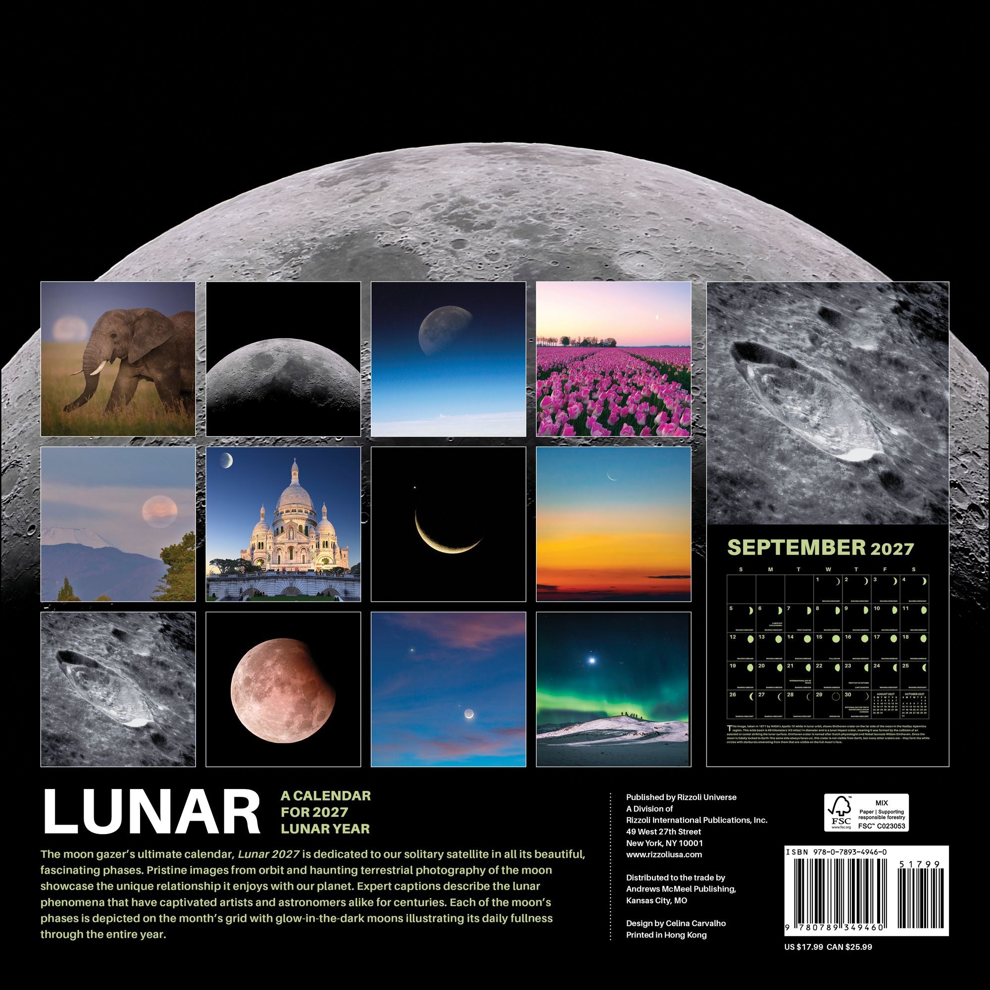 2027 Lunar Wall Calendar