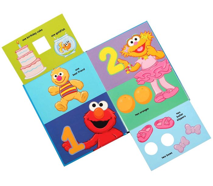 Sesame Street: 1 2 3 Count with Elmo!: A Look, Lift & Learn Book
