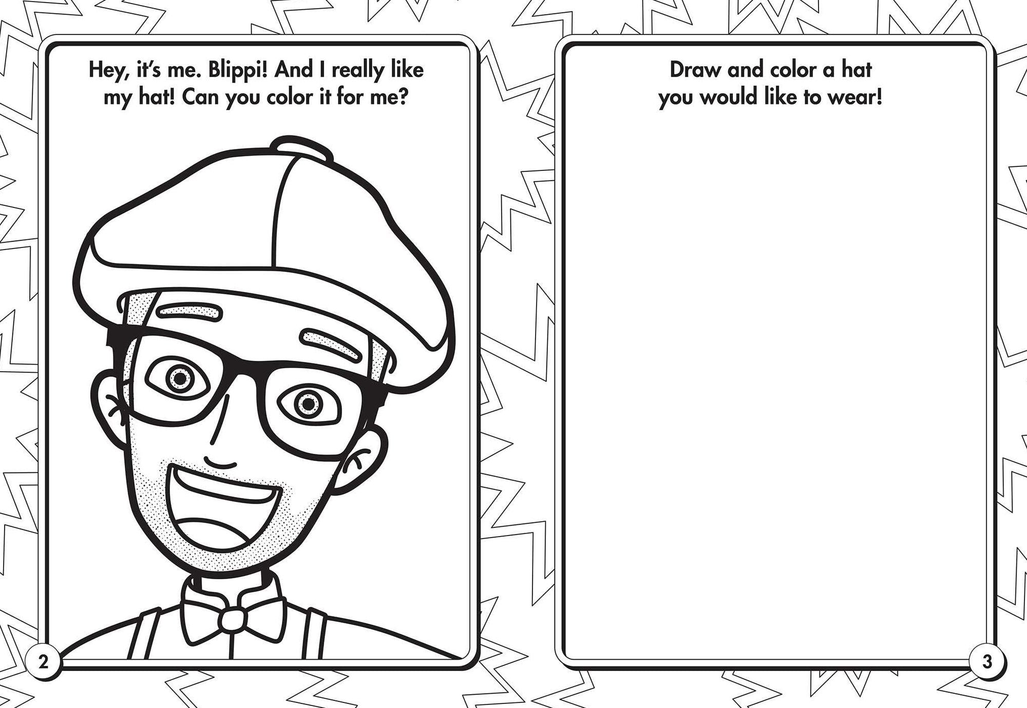 Blippi: I Like That! Coloring Book with Crayons: Blippi Coloring Book with Crayons