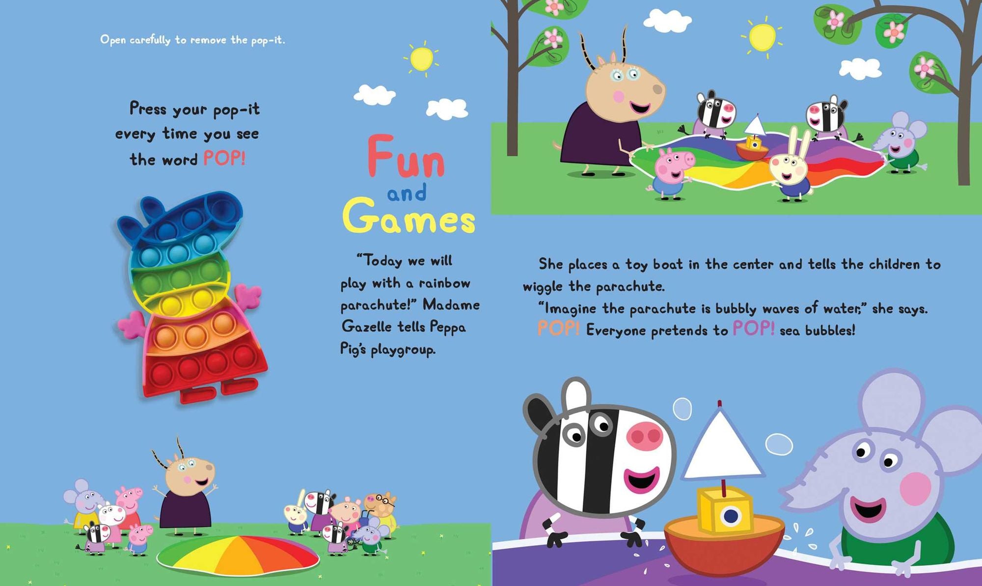 Peppa Pig: Pop It with Peppa!: Book with Pop It