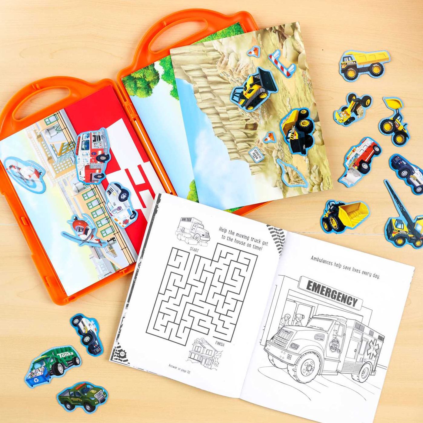 Tonka: Magnetic Play Set: Let's Roll!